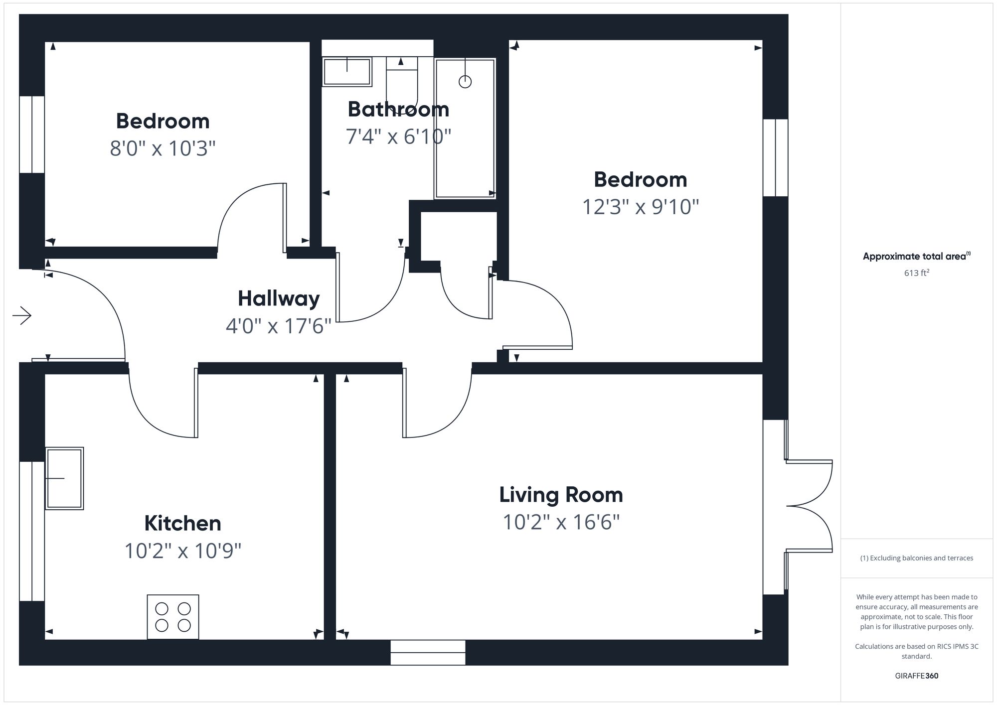 2 bed semi-detached bungalow for sale in Catch Yard Road, Towcester - Property floorplan