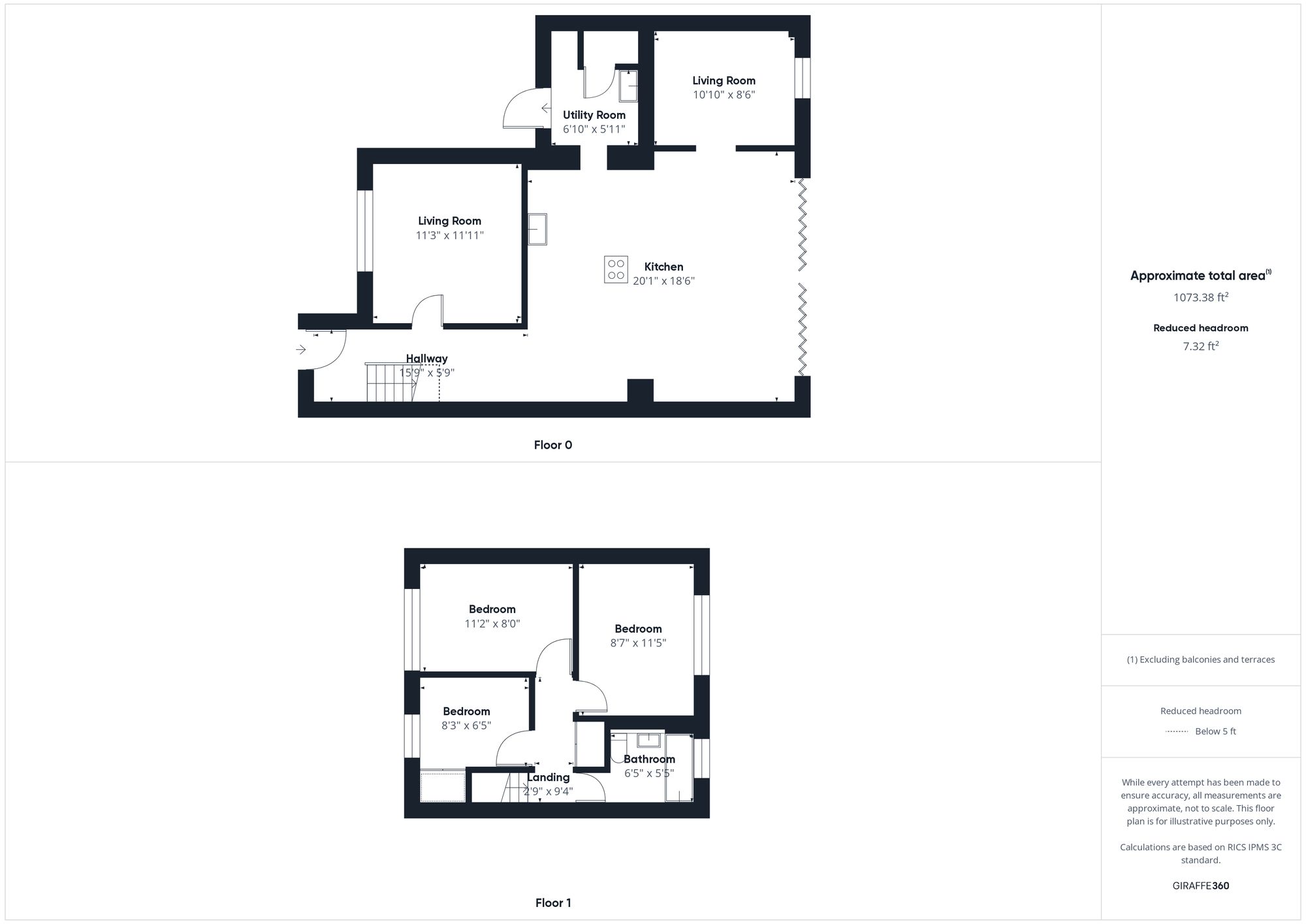 3 bed semi-detached house for sale in Clarkes Way, Brackley - Property floorplan