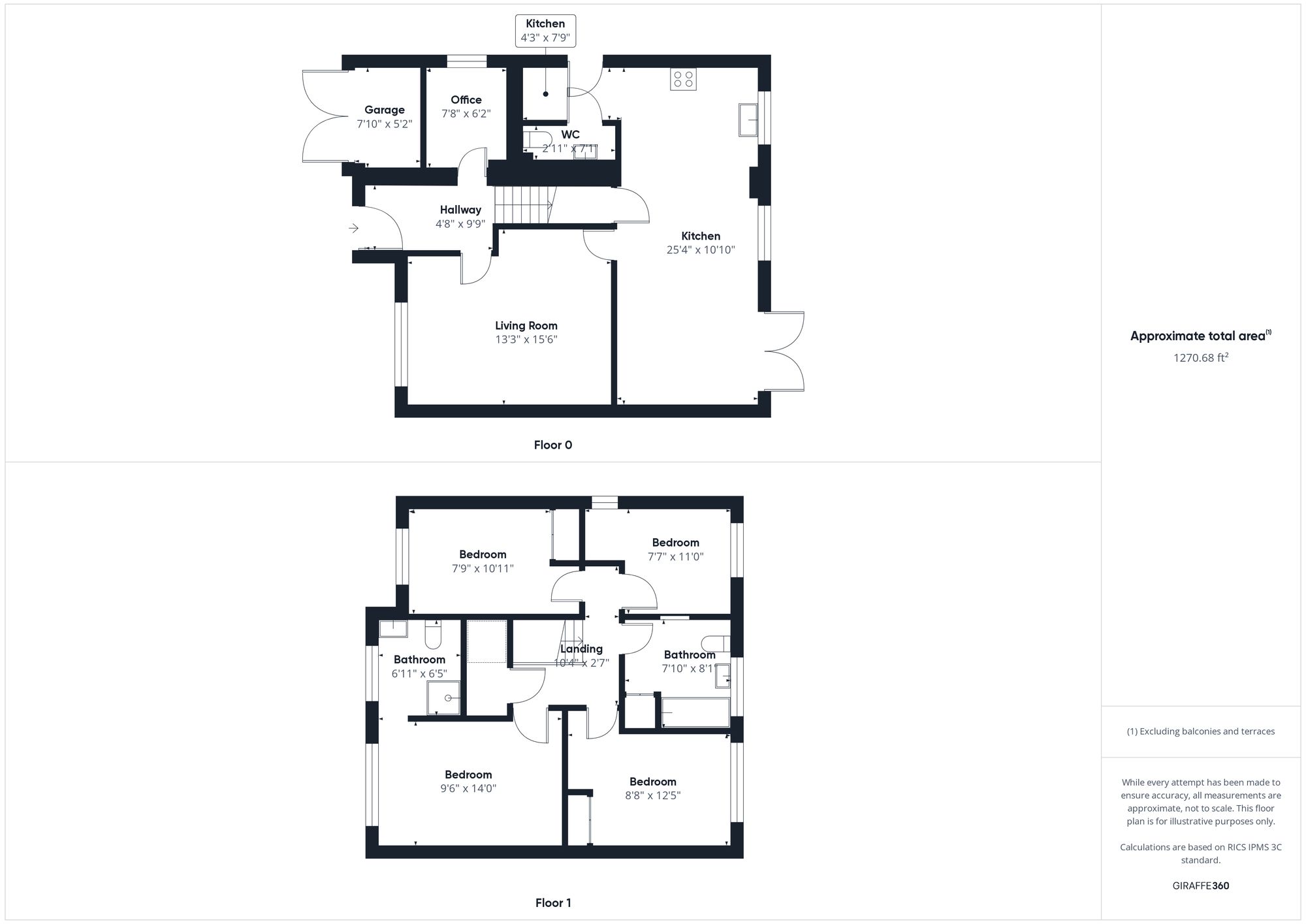 4 bed semi-detached house for sale in Martial Daire Boulevard, Brackley - Property floorplan