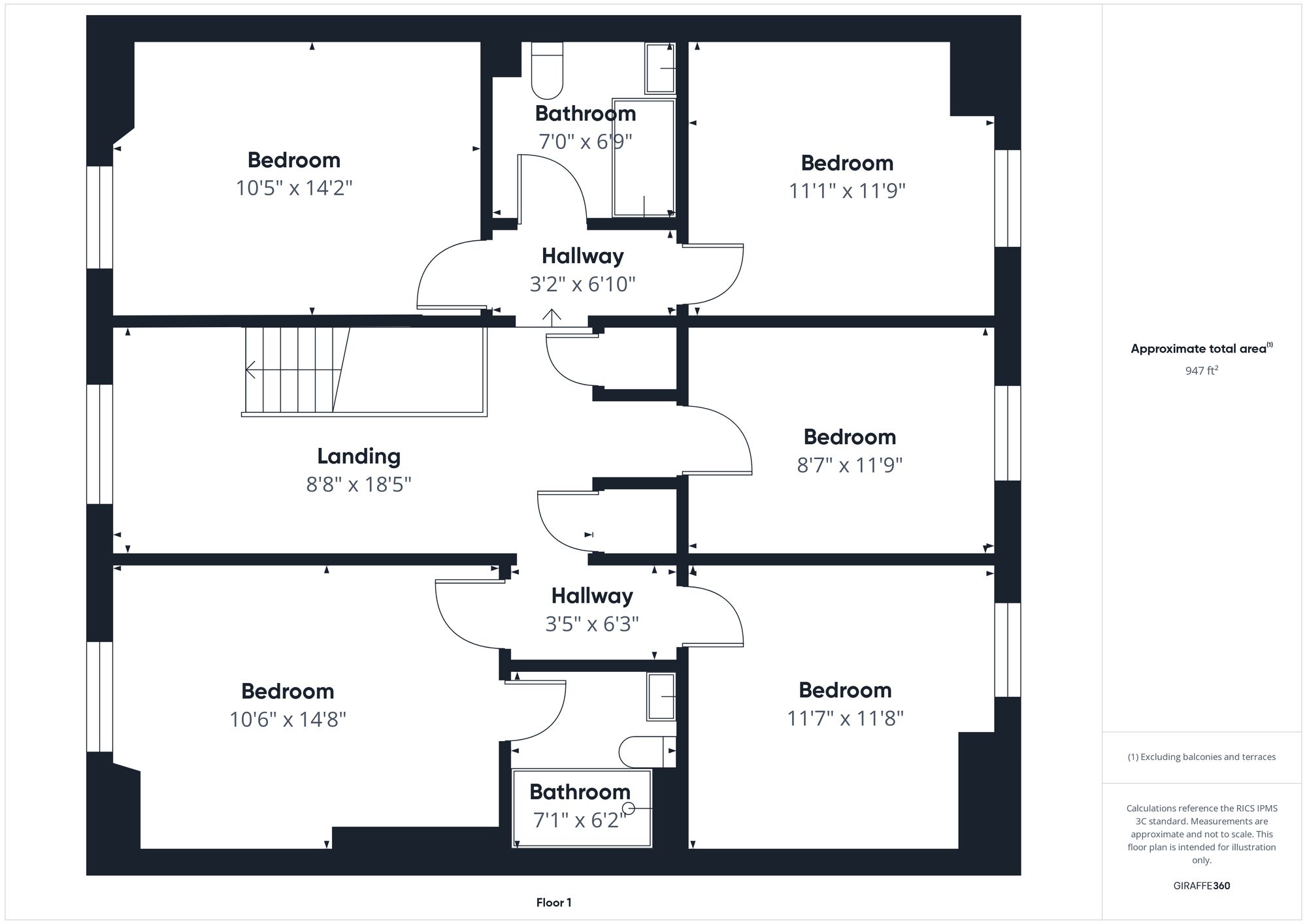 5 bed terraced house for sale in Brackley Lodge Mews, Brackley - Property floorplan