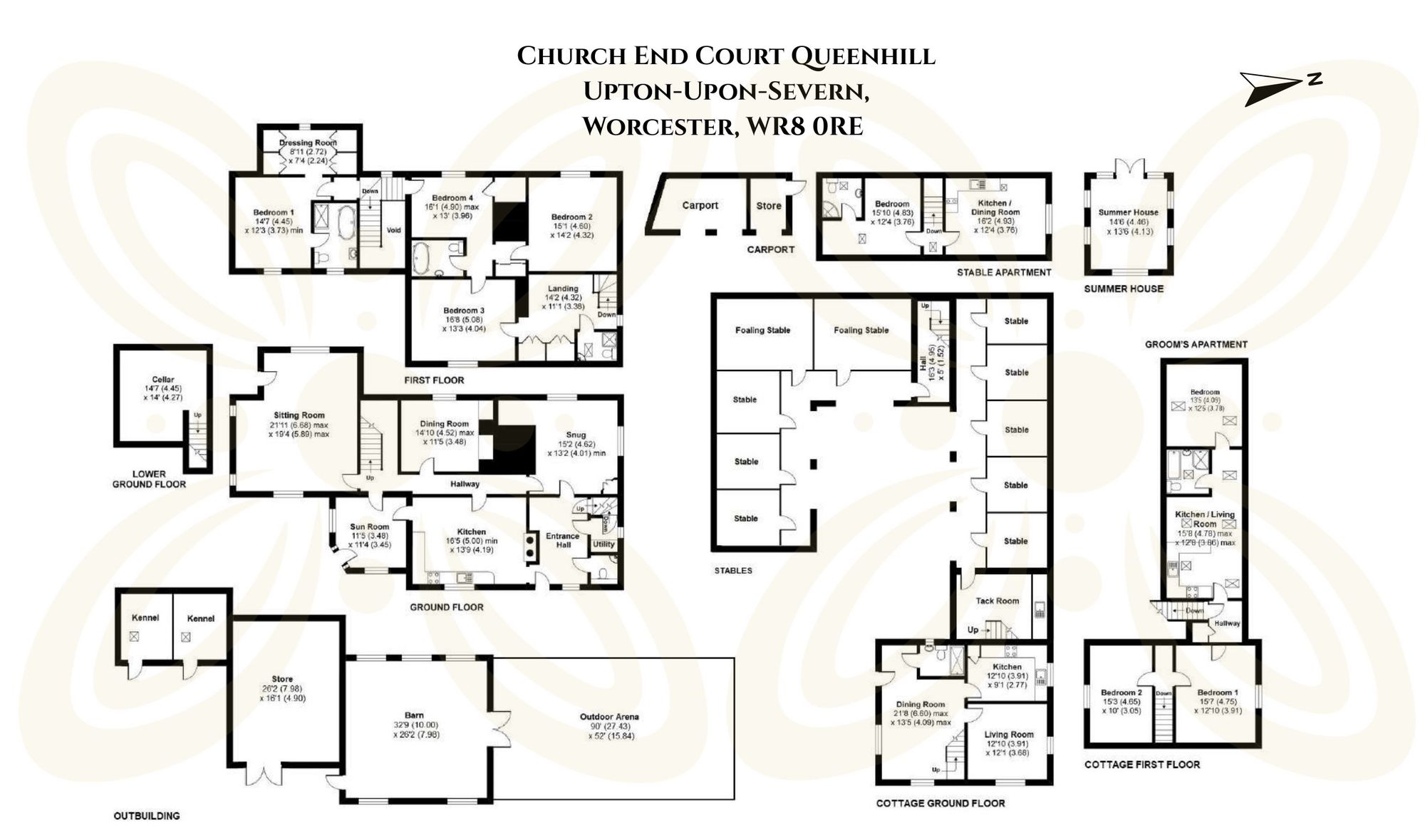 4 bed detached house for sale in Queenhill, Worcester - Property floorplan