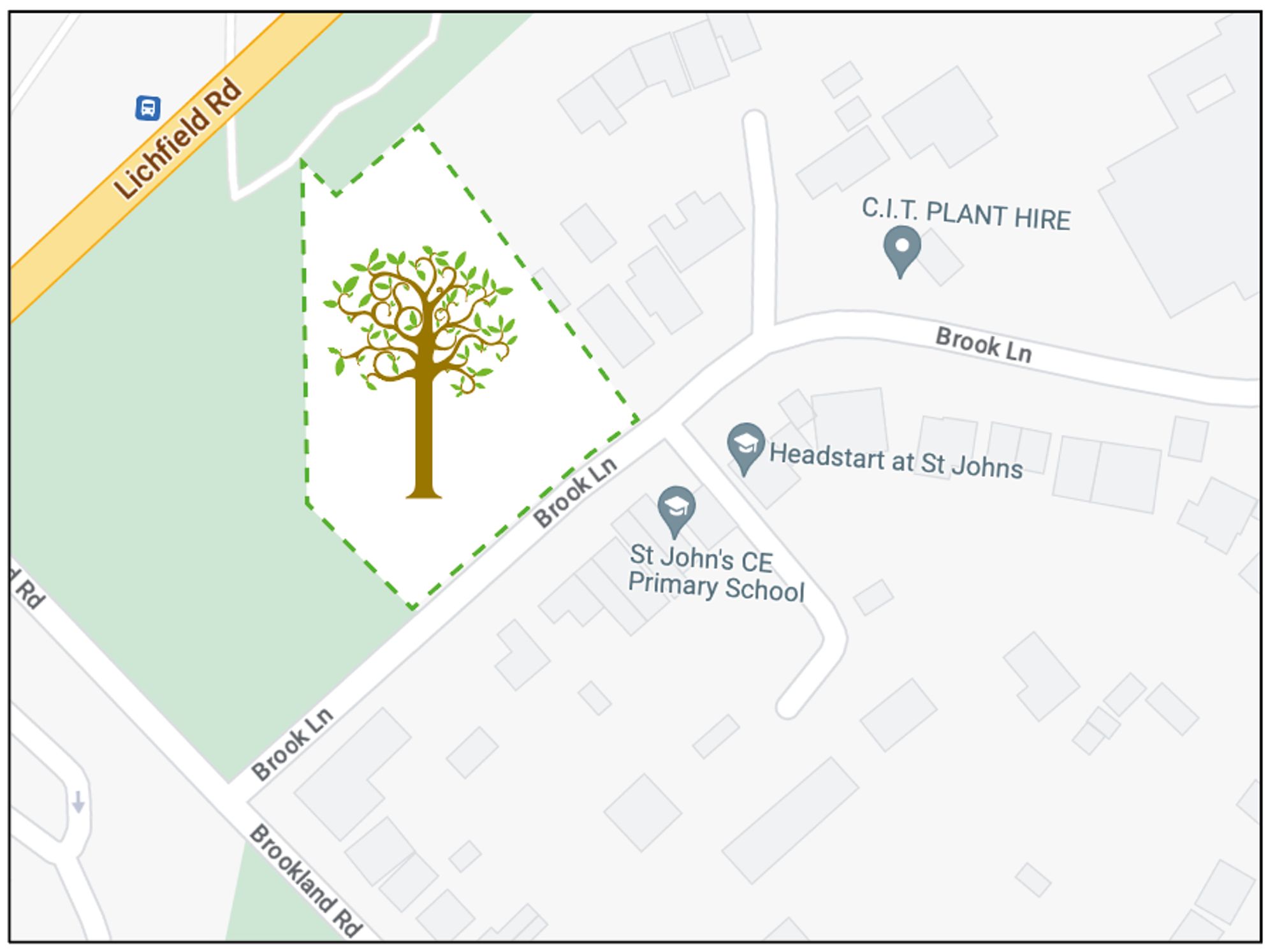 3 bed semi-detached town house for sale in Brooklands, Walsall Wood - Property floorplan