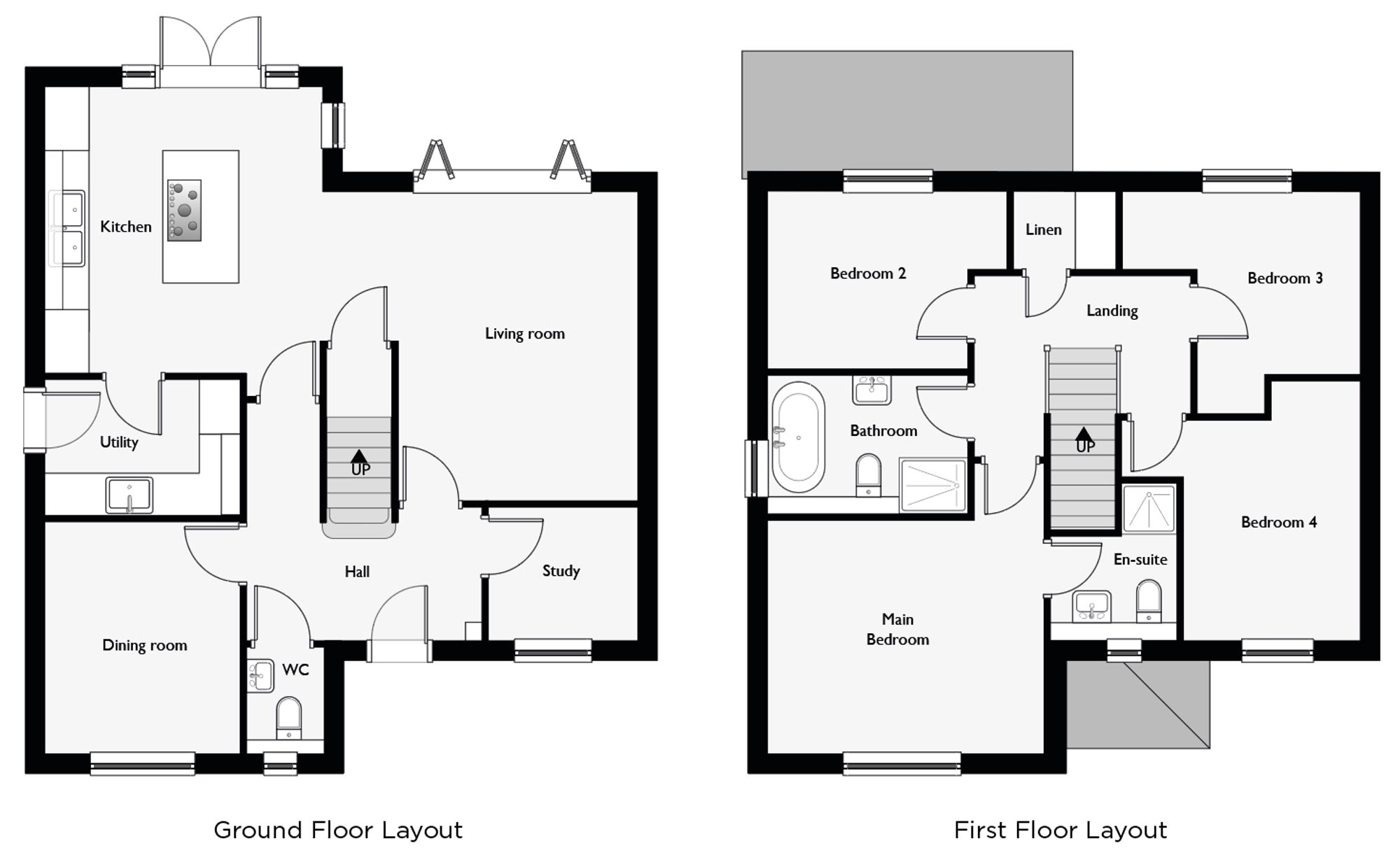 4 bed detached house for sale in Brooklands, Walsall Wood - Property floorplan