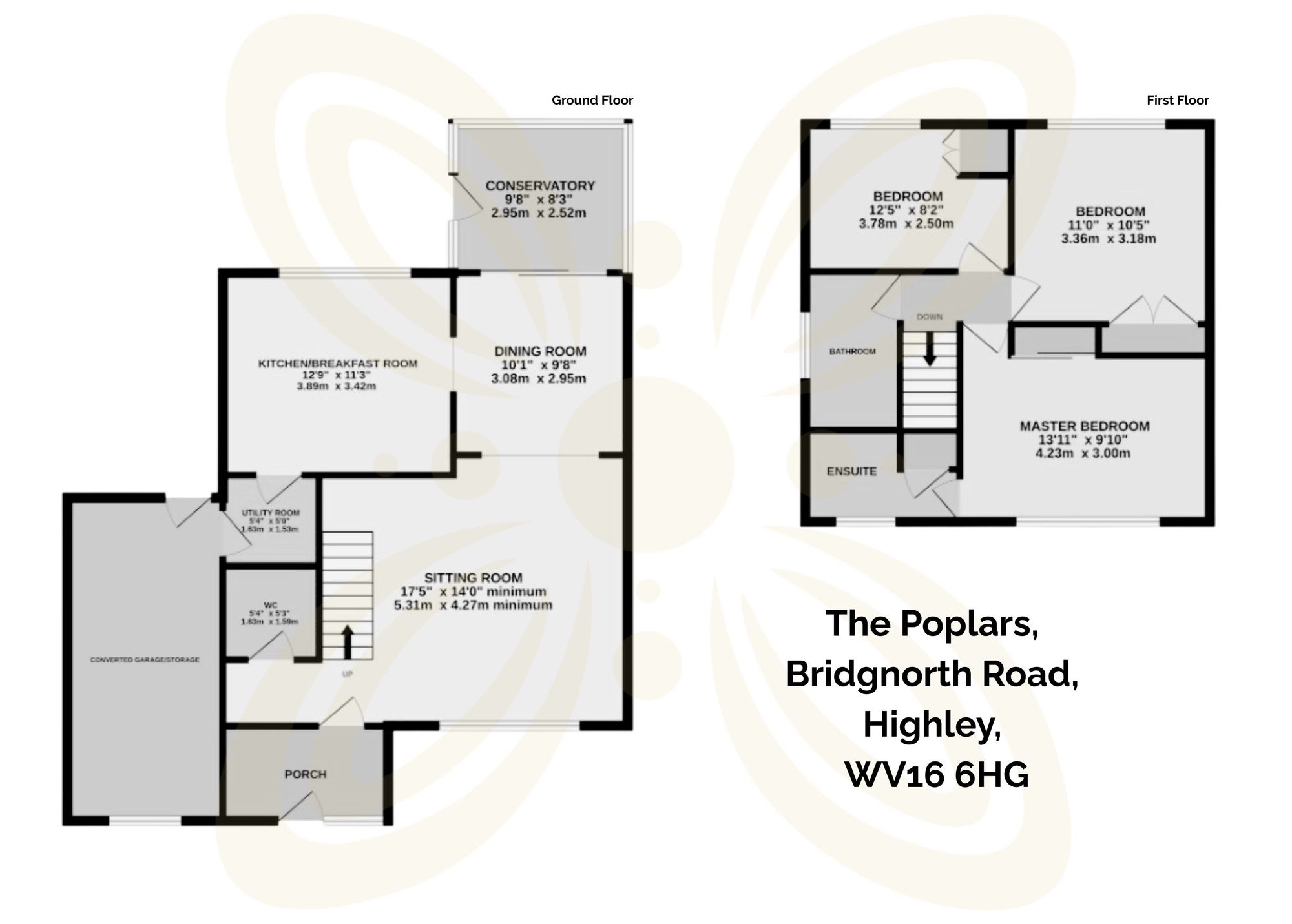 3 bed detached house for sale in Bridgnorth Road, Highley, WV16 - Property floorplan
