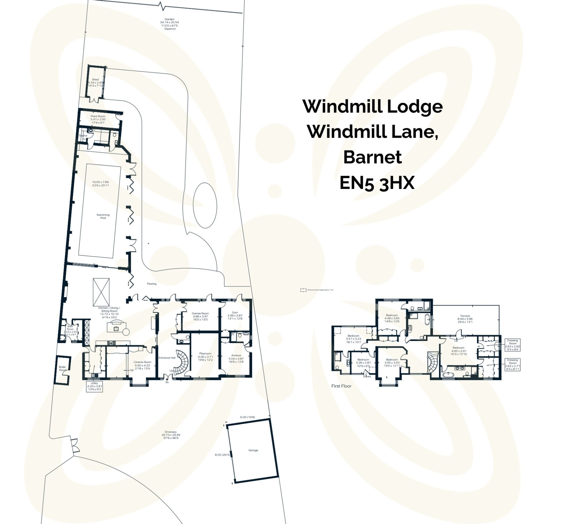 6 bed detached house for sale in Windmill Lane, Barnet - Property floorplan