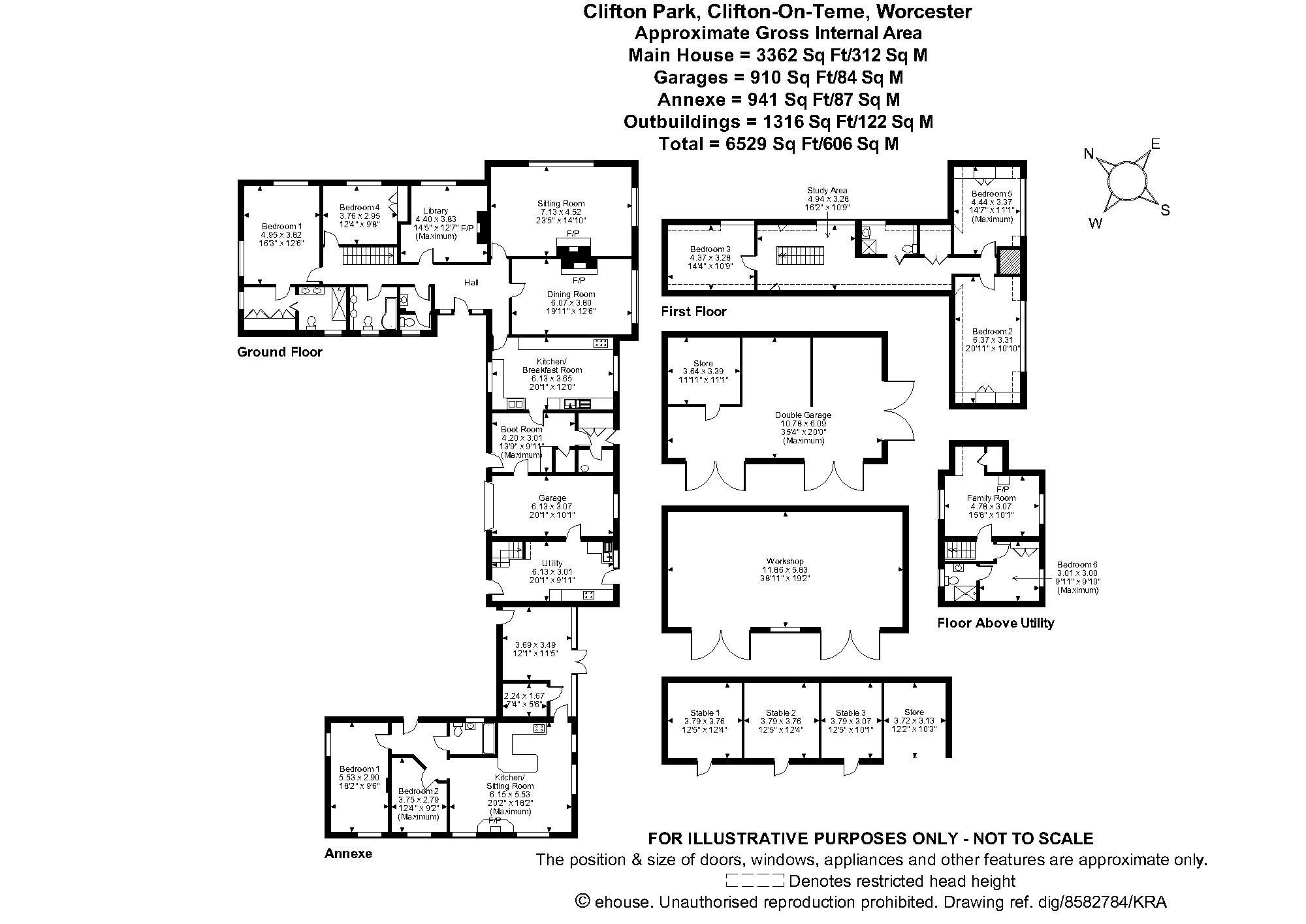 Equestrian facility for sale in Clifton-On-Teme, Worcester - Property floorplan