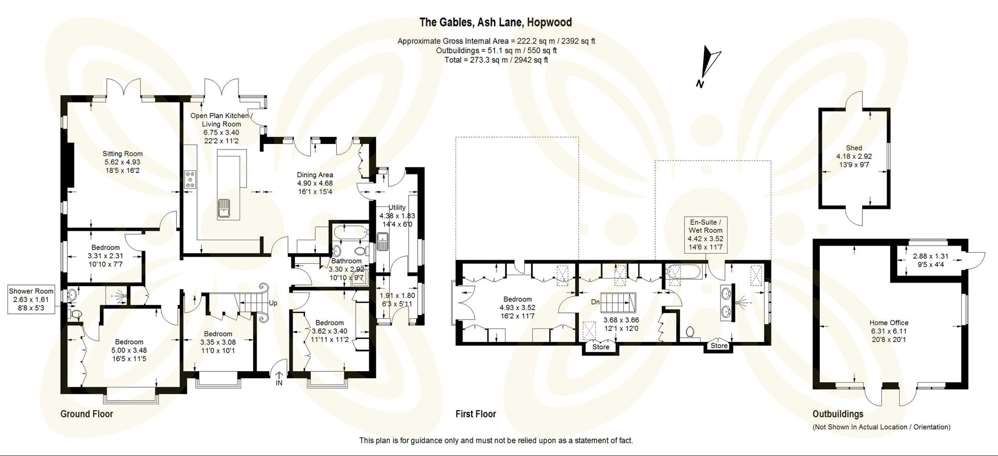 4 bed house for sale in Ash Lane, Birmingham - Property floorplan