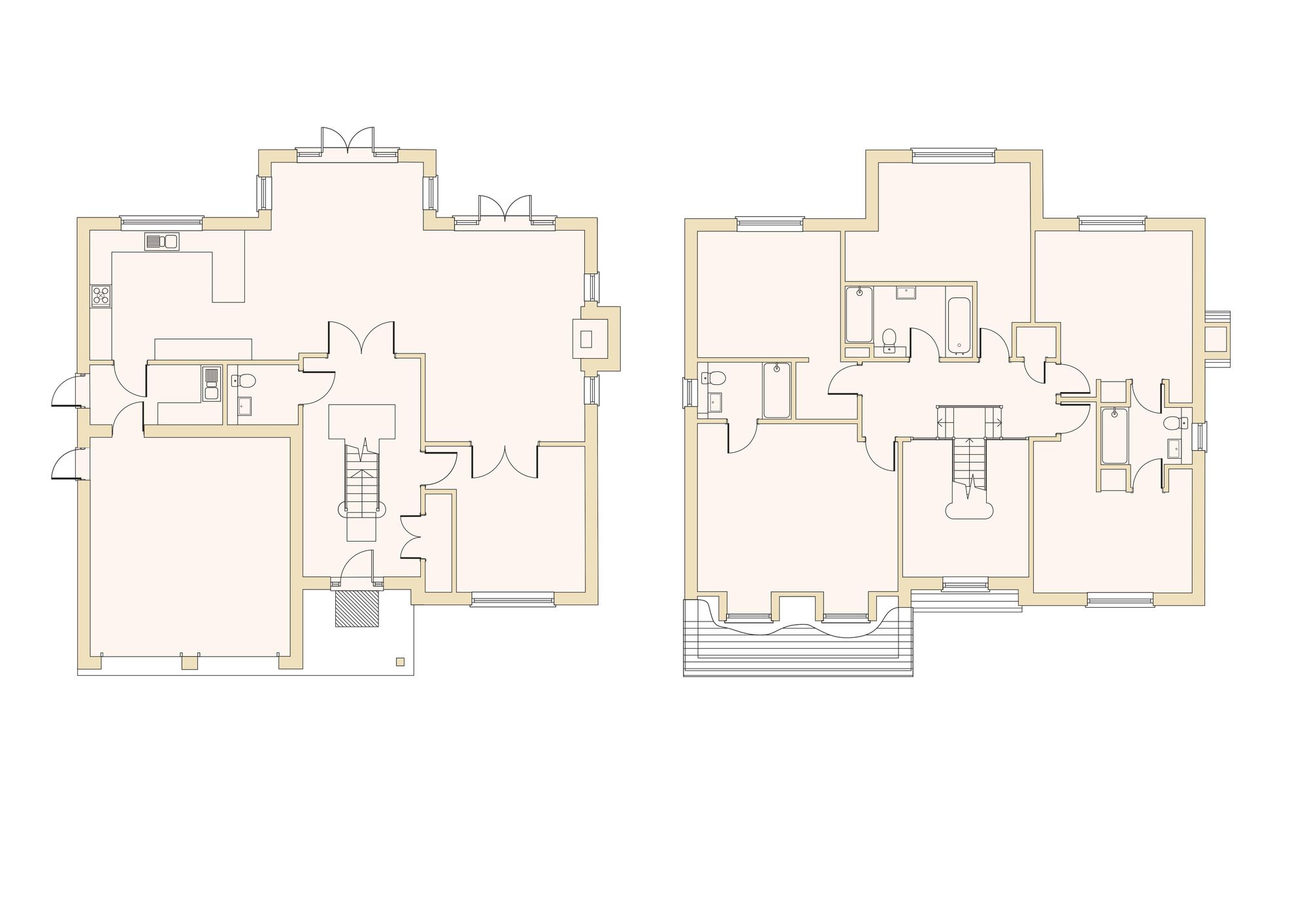 5 bed detached house for sale in The Hampton, Derbyshire - Property floorplan