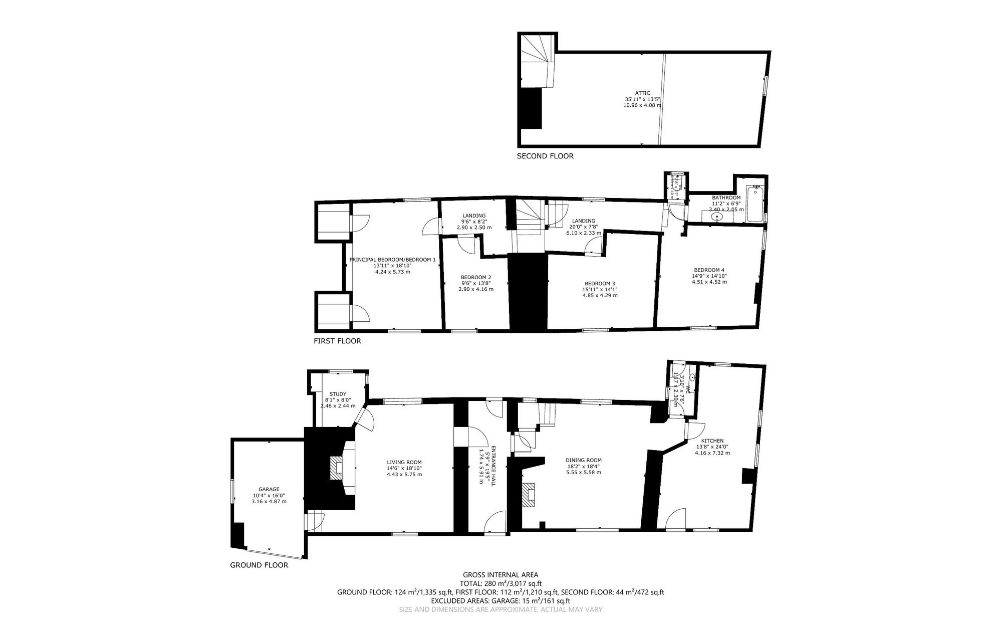 5 bed village house for sale in Upper Brailes, Banbury, OX15 - Property floorplan