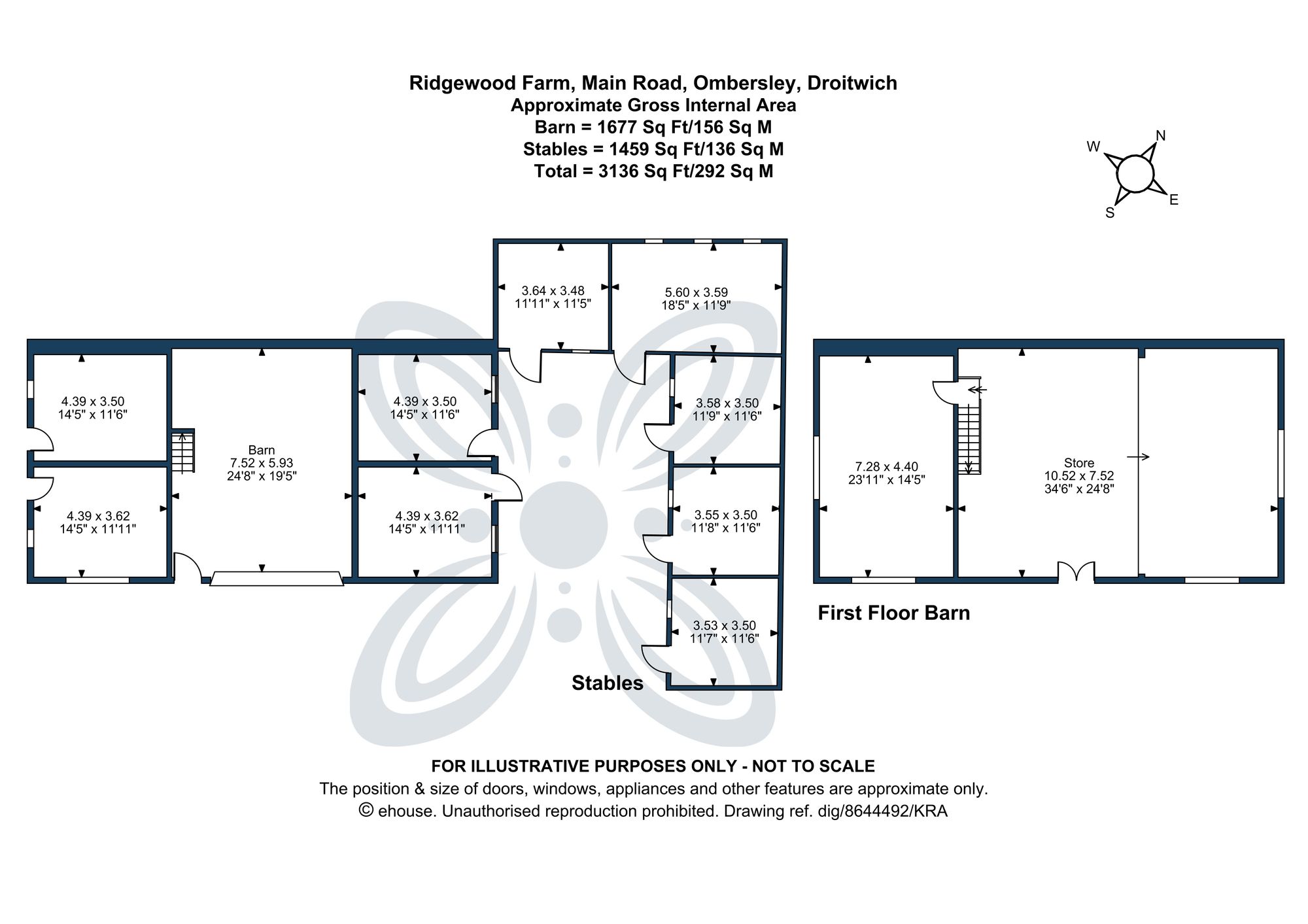 4 bed barn for sale in LOT 2 Ridgewood Farm, Main Road, Ombersley, Droitwich, WR9 0EX - Property floorplan