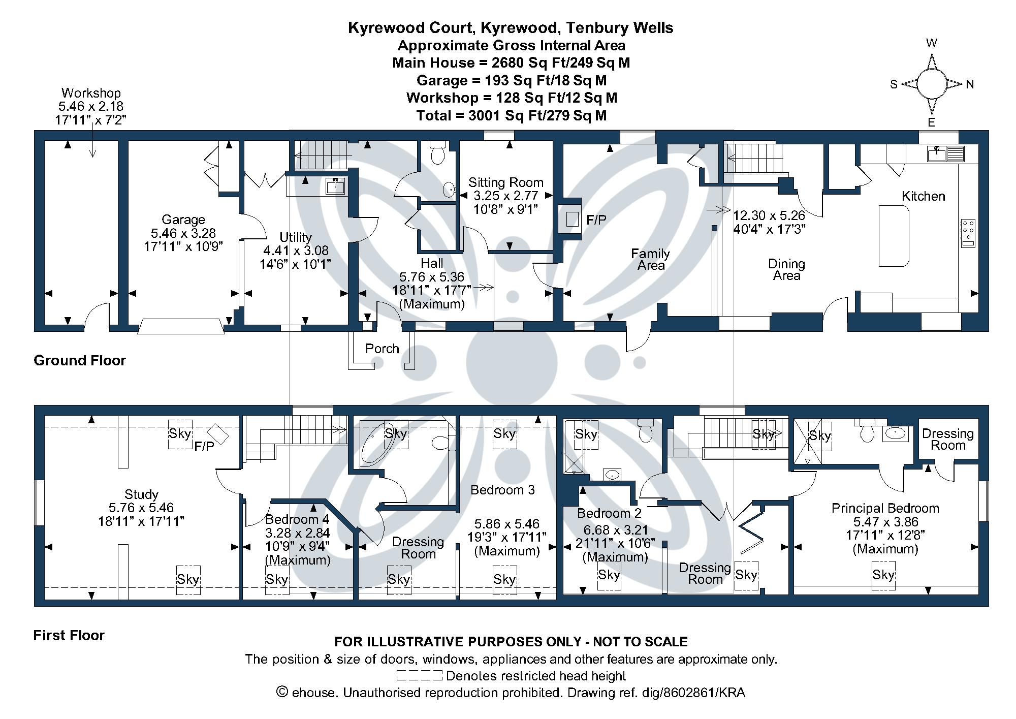 5 bed barn conversion for sale in Kyrewood, Tenbury Wells - Property floorplan