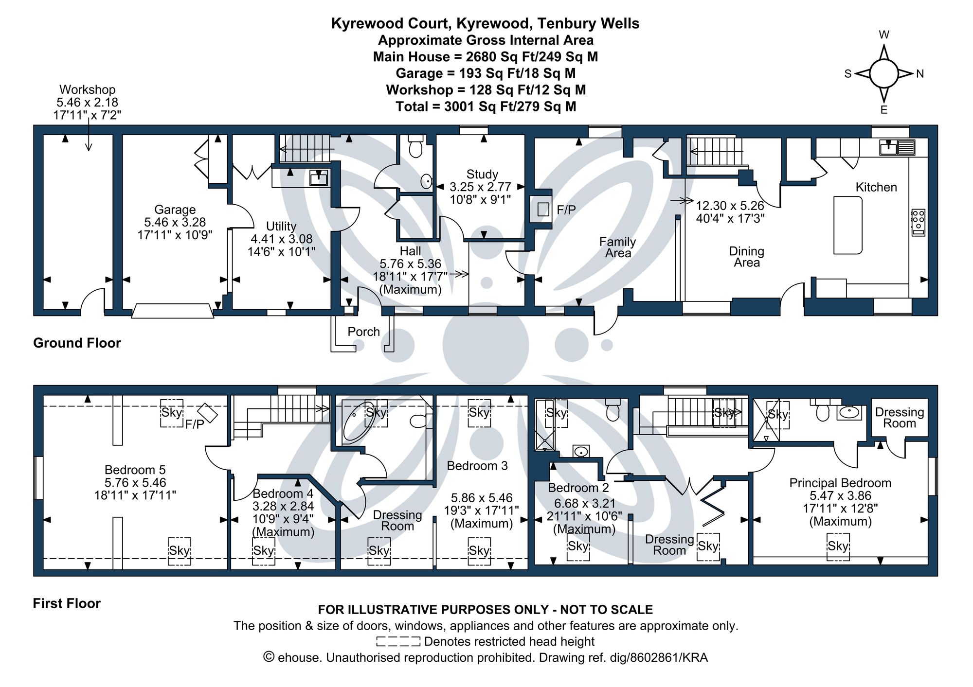 5 bed barn conversion for sale in Kyrewood, Tenbury Wells - Property floorplan