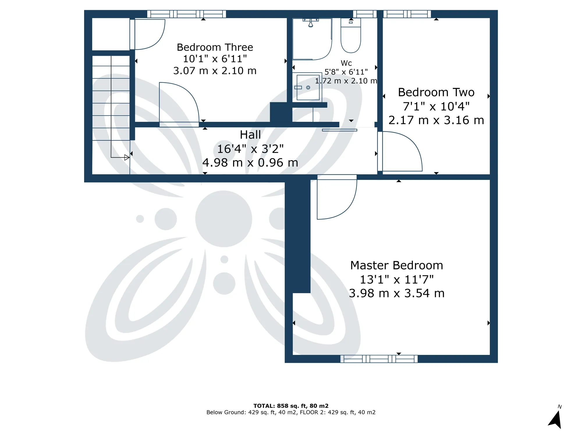 3 bed house for sale in Moors Lane, Redditch - Property floorplan