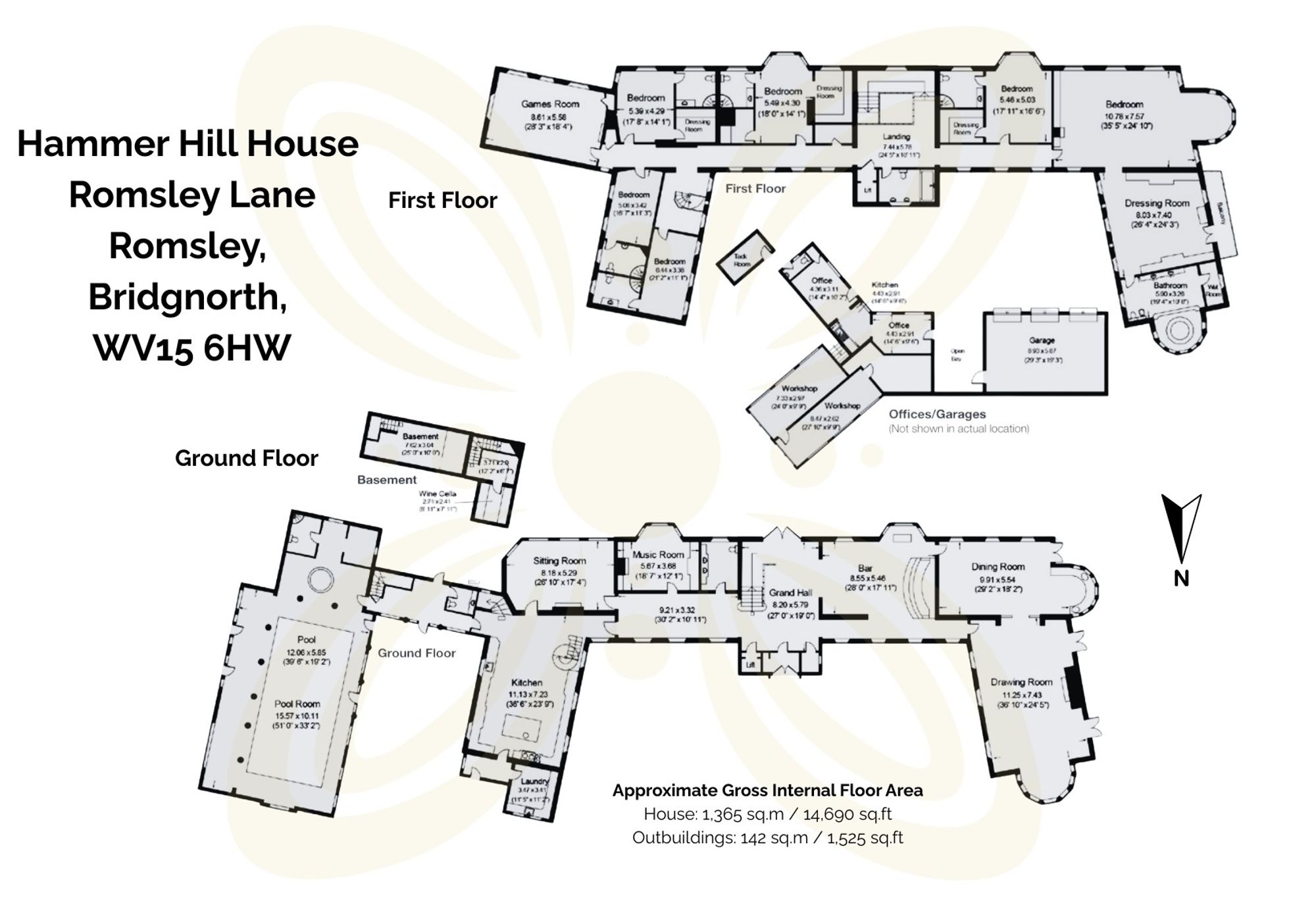 7 bed detached house for sale in Romsley Lane, Romsley, WV15 - Property floorplan