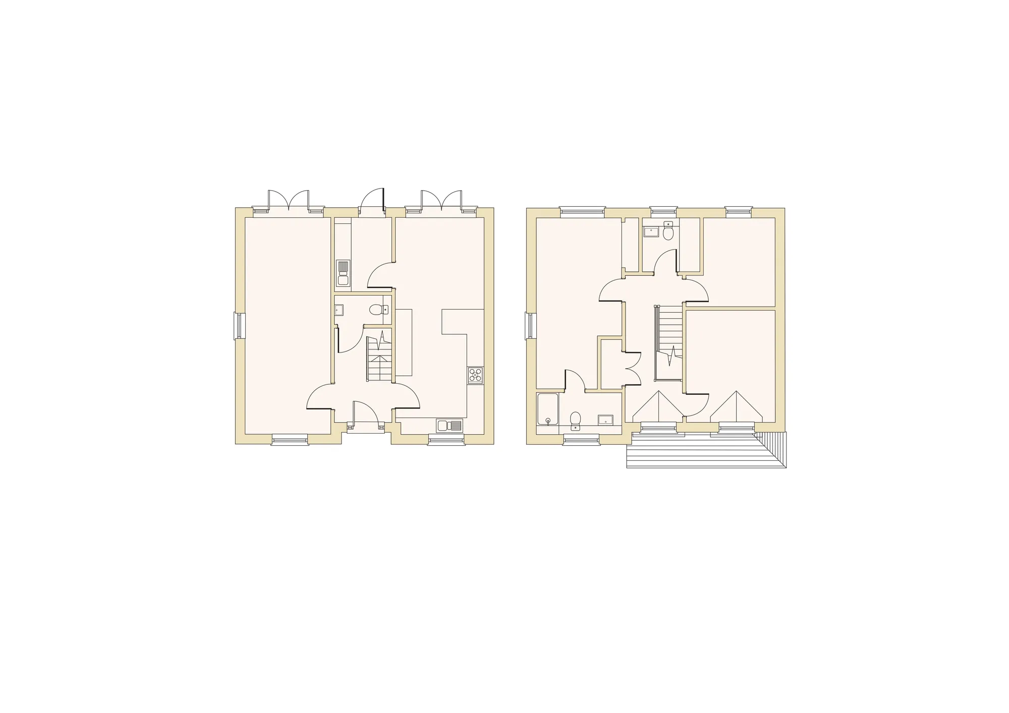 3 bed house for sale in Meadow View, Derbyshire - Property floorplan