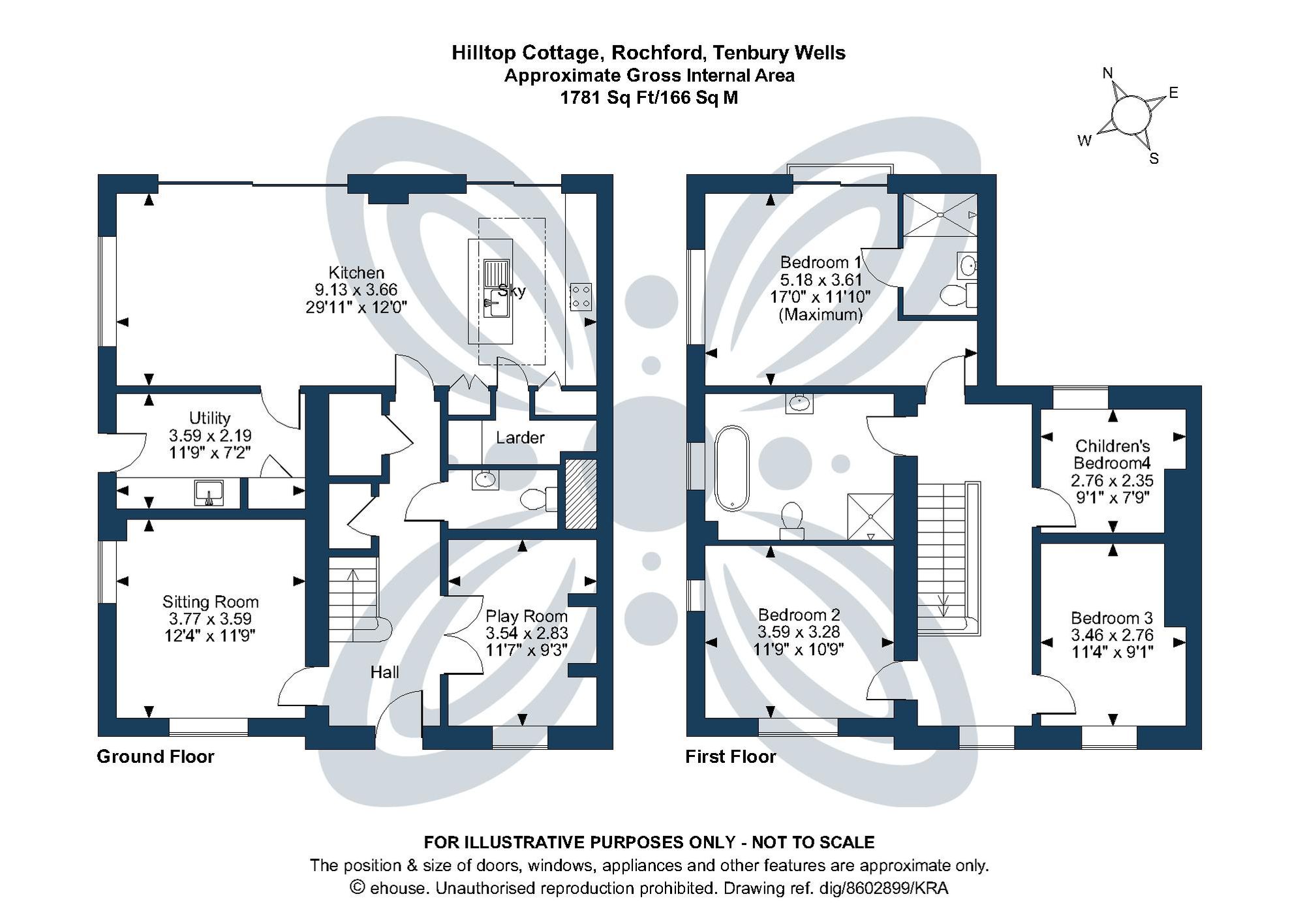 4 bed house for sale in Rochford, Tenbury Wells - Property floorplan