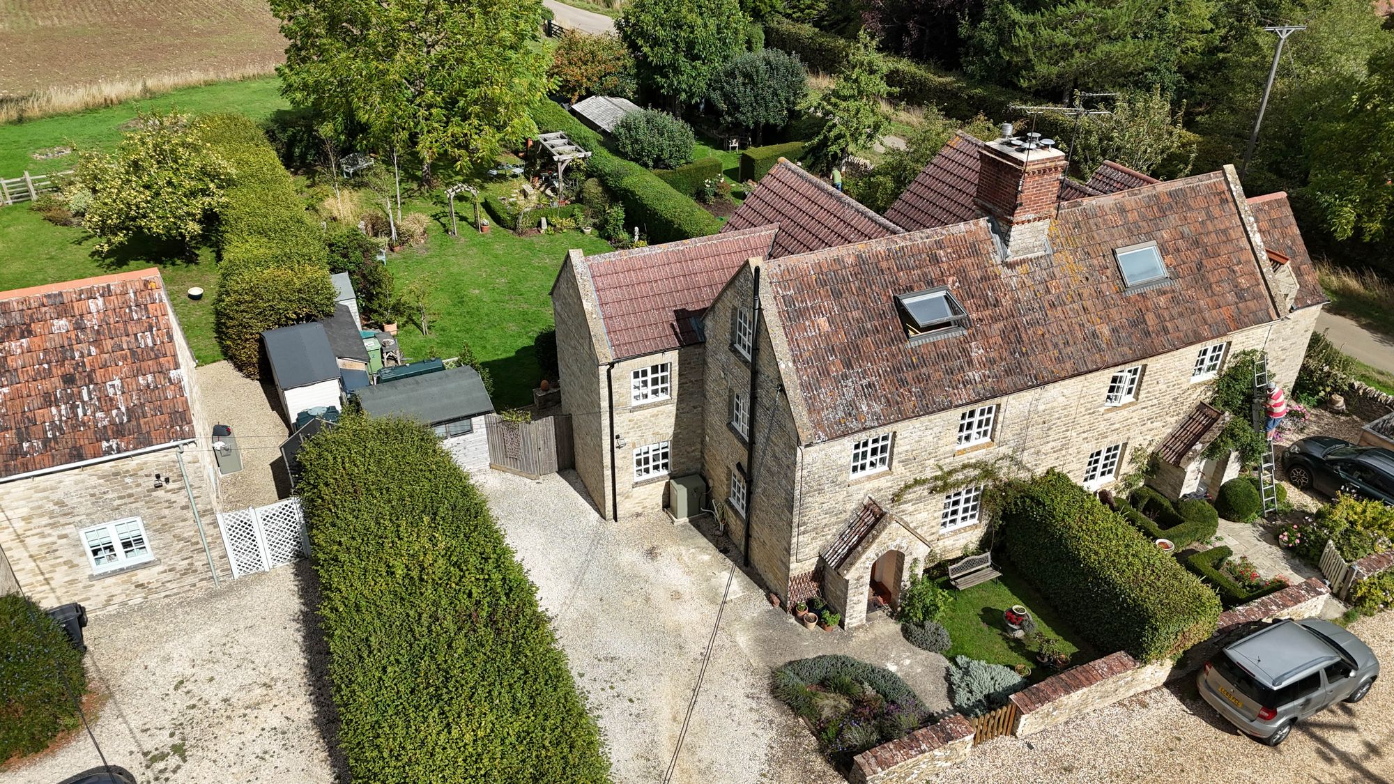 4 bed semi-detached cottage for sale in Coln St. Aldwyns, Cirencester, GL7 1