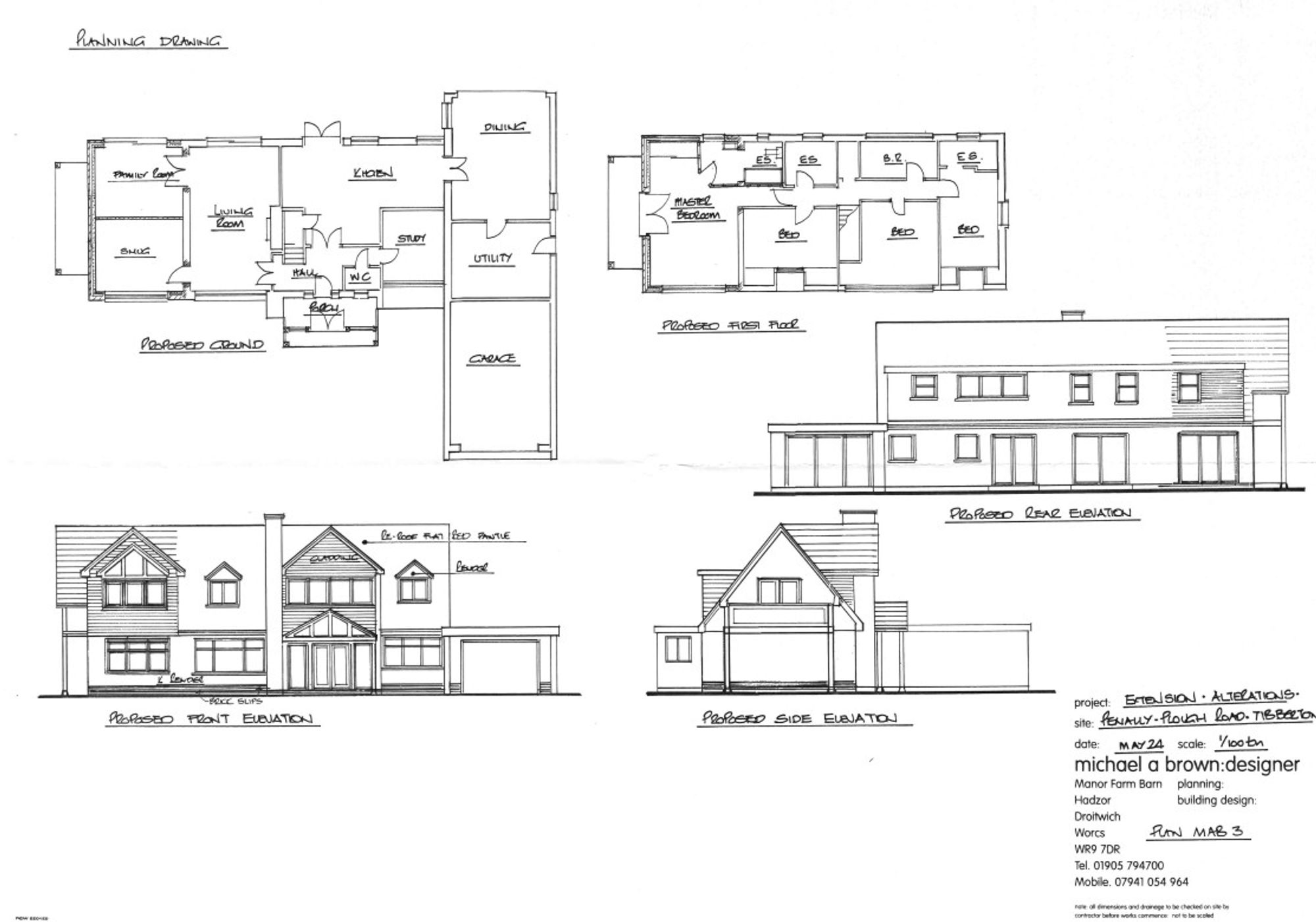 4 bed detached house for sale in Plough Road, Tibberton, WR9 20