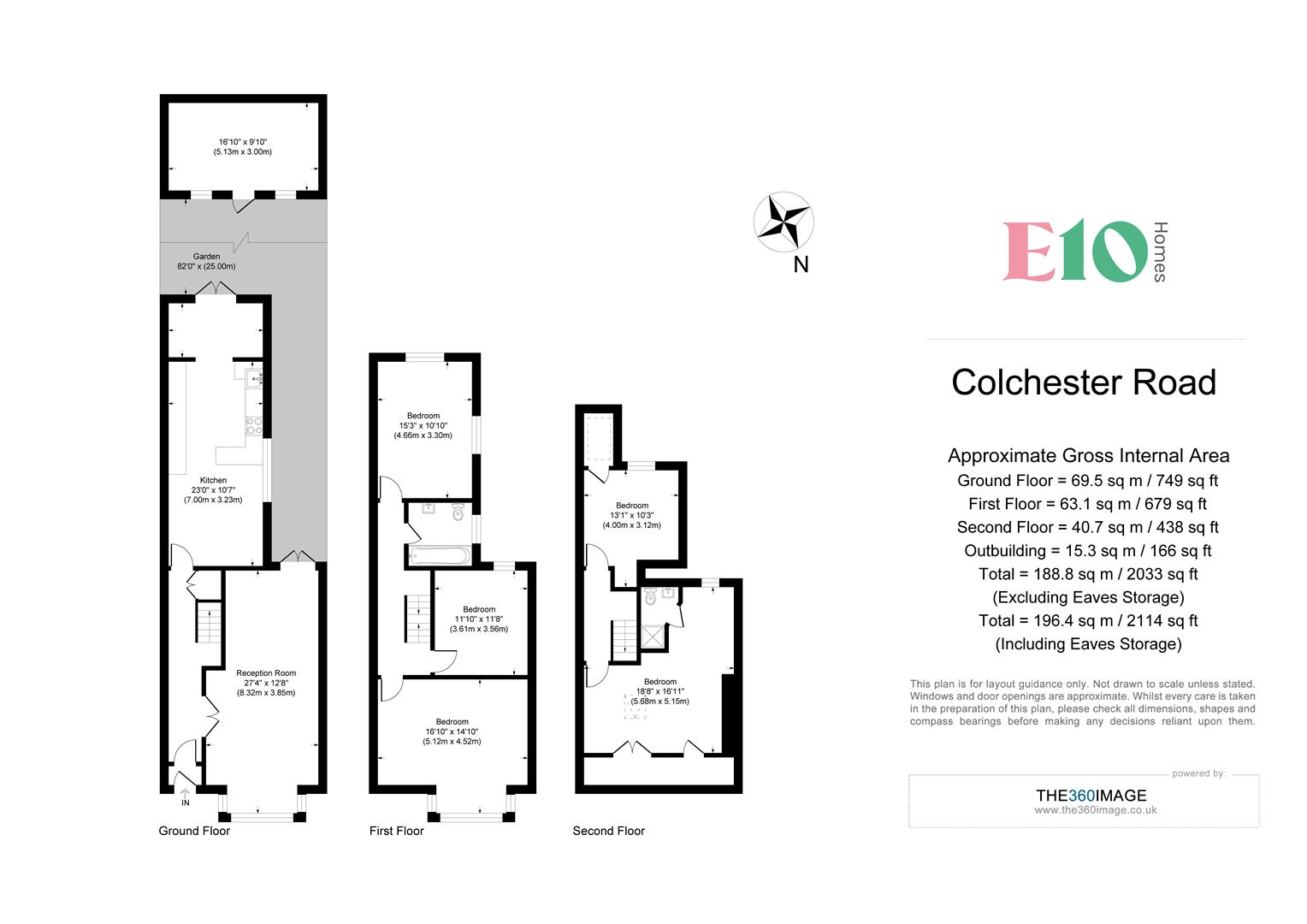 5 bed house for sale in Colchester Road, London - Property floorplan