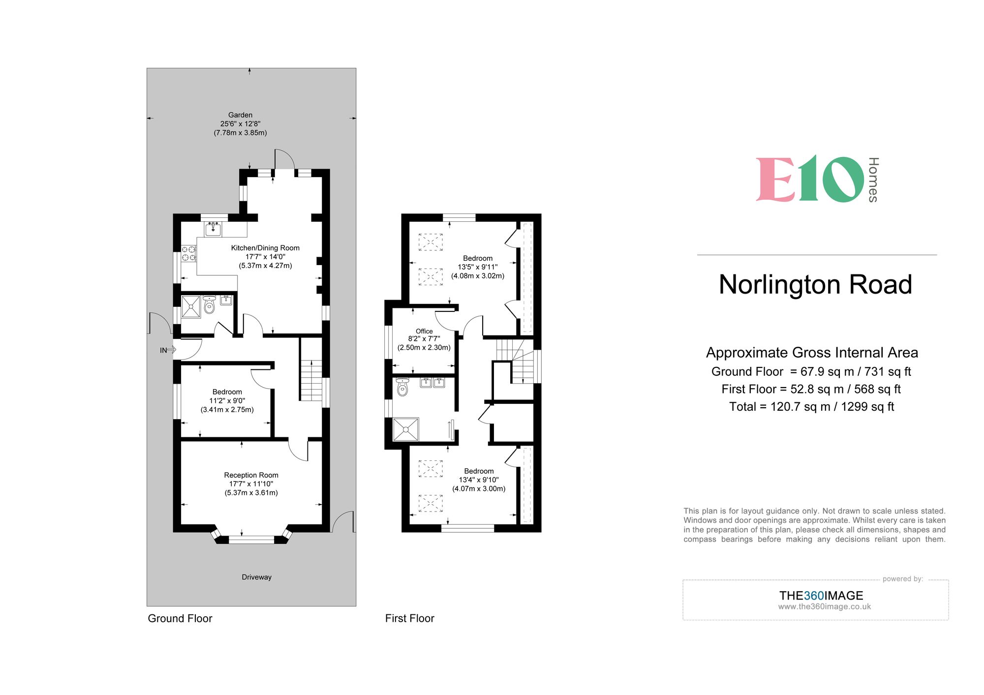 3 bed house to rent in Norlington Road, London - Property floorplan