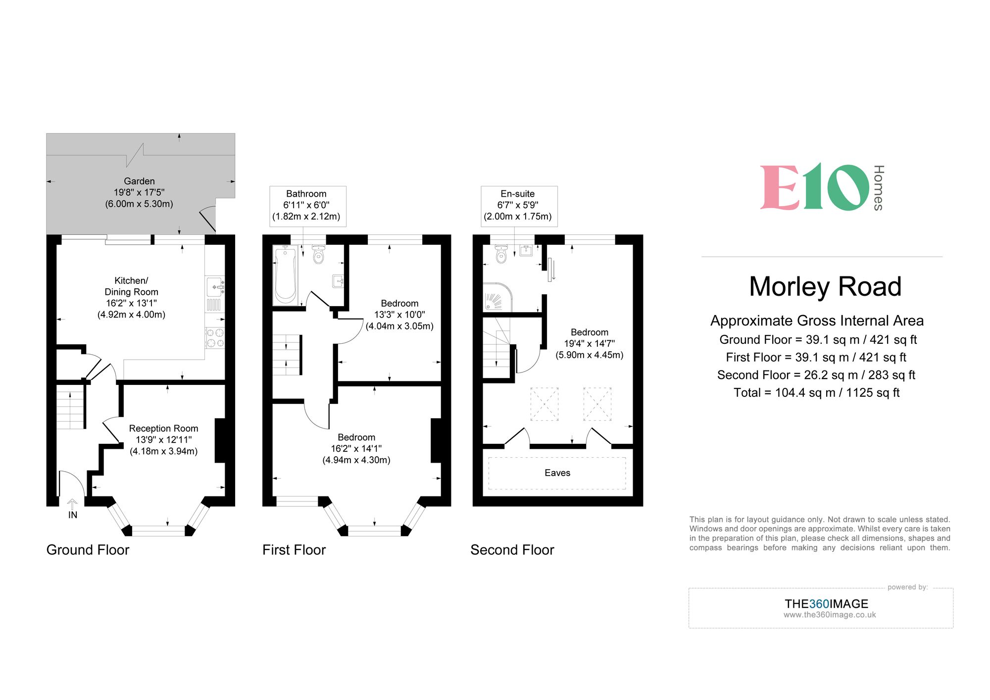 3 bed semi-detached house for sale in Morley Road, London, E10 - Property floorplan