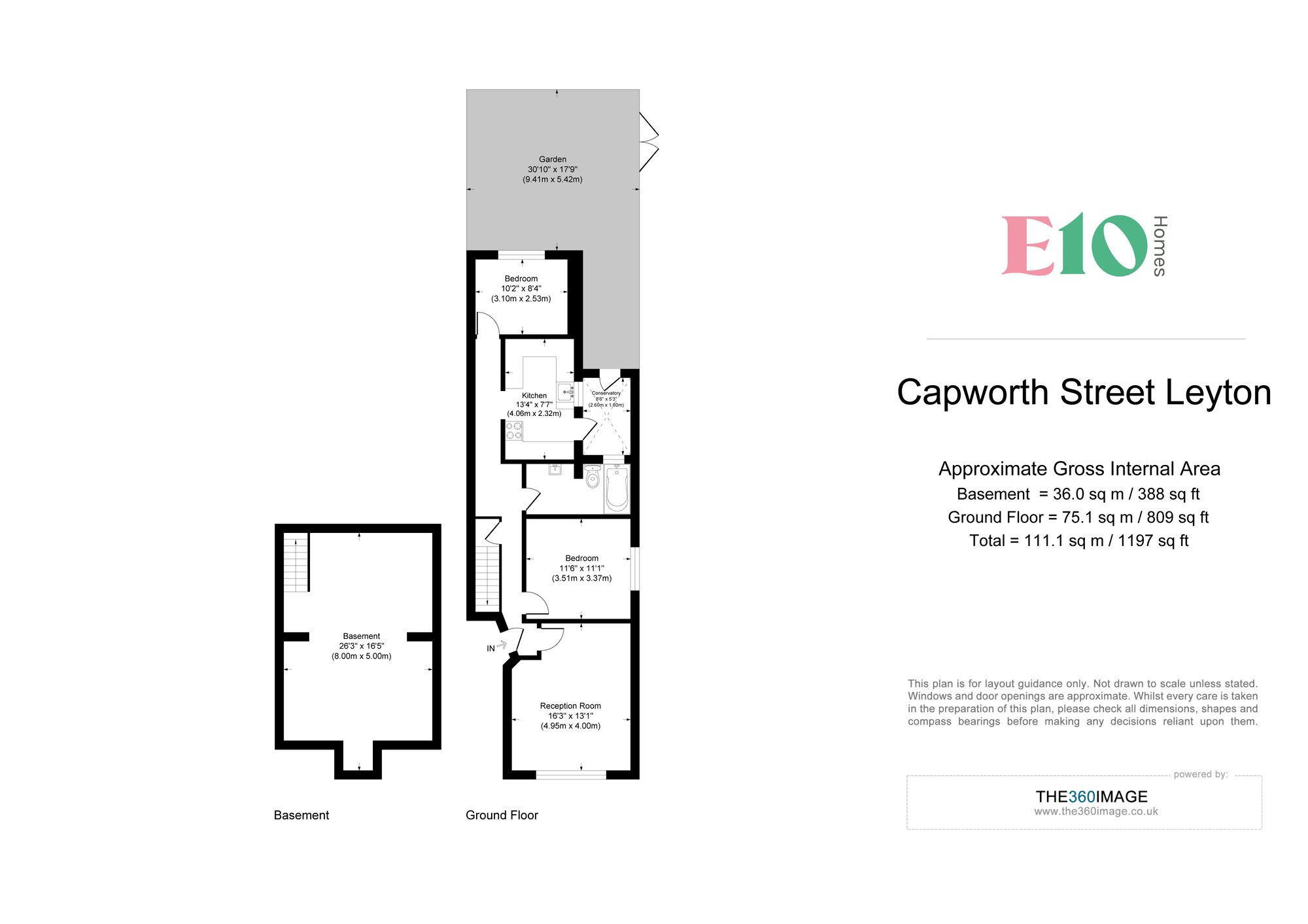 2 bed flat for sale in Capworth Street, London - Property floorplan