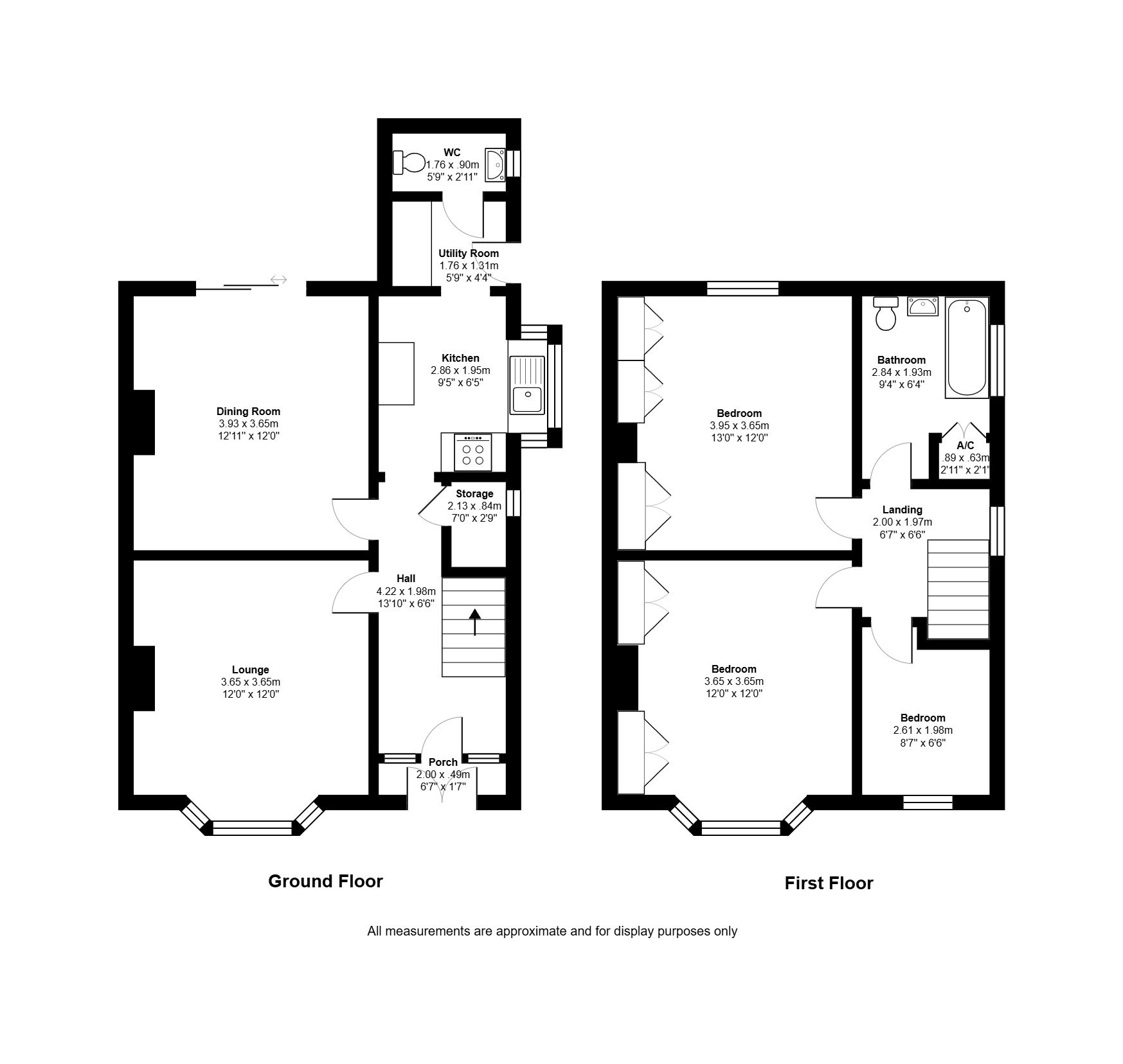 3 bed semi-detached house to rent in St Georges Avenue, Stoke-on-trent - Property floorplan