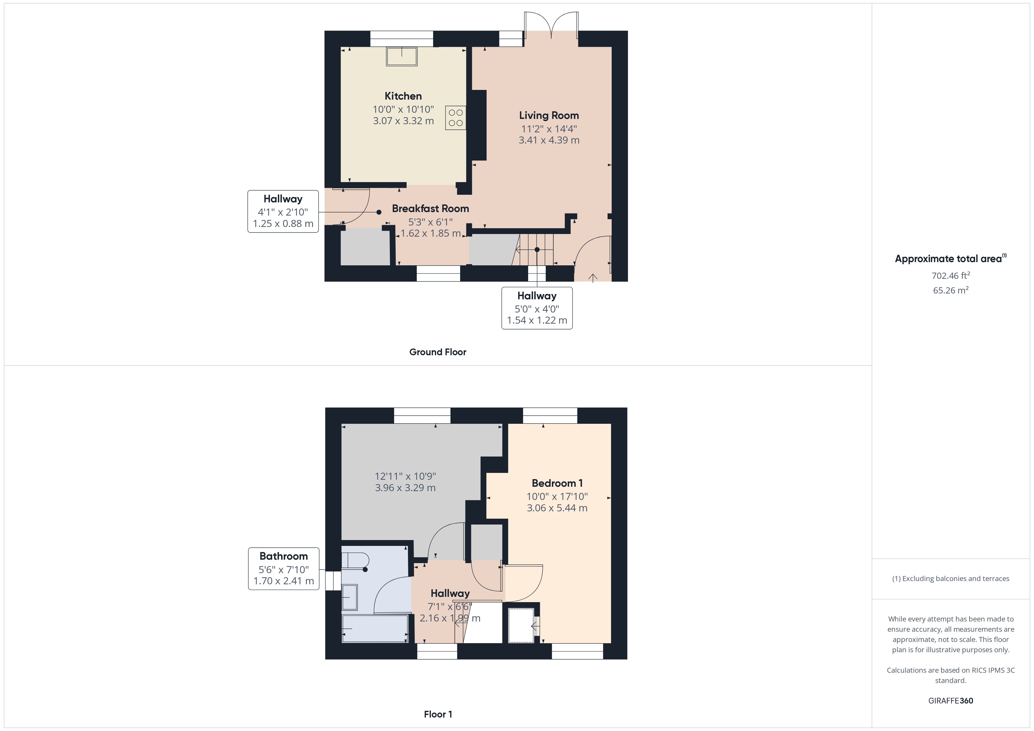 2 bed semi-detached house for sale in Duddell Road, Smallthorne - Property floorplan