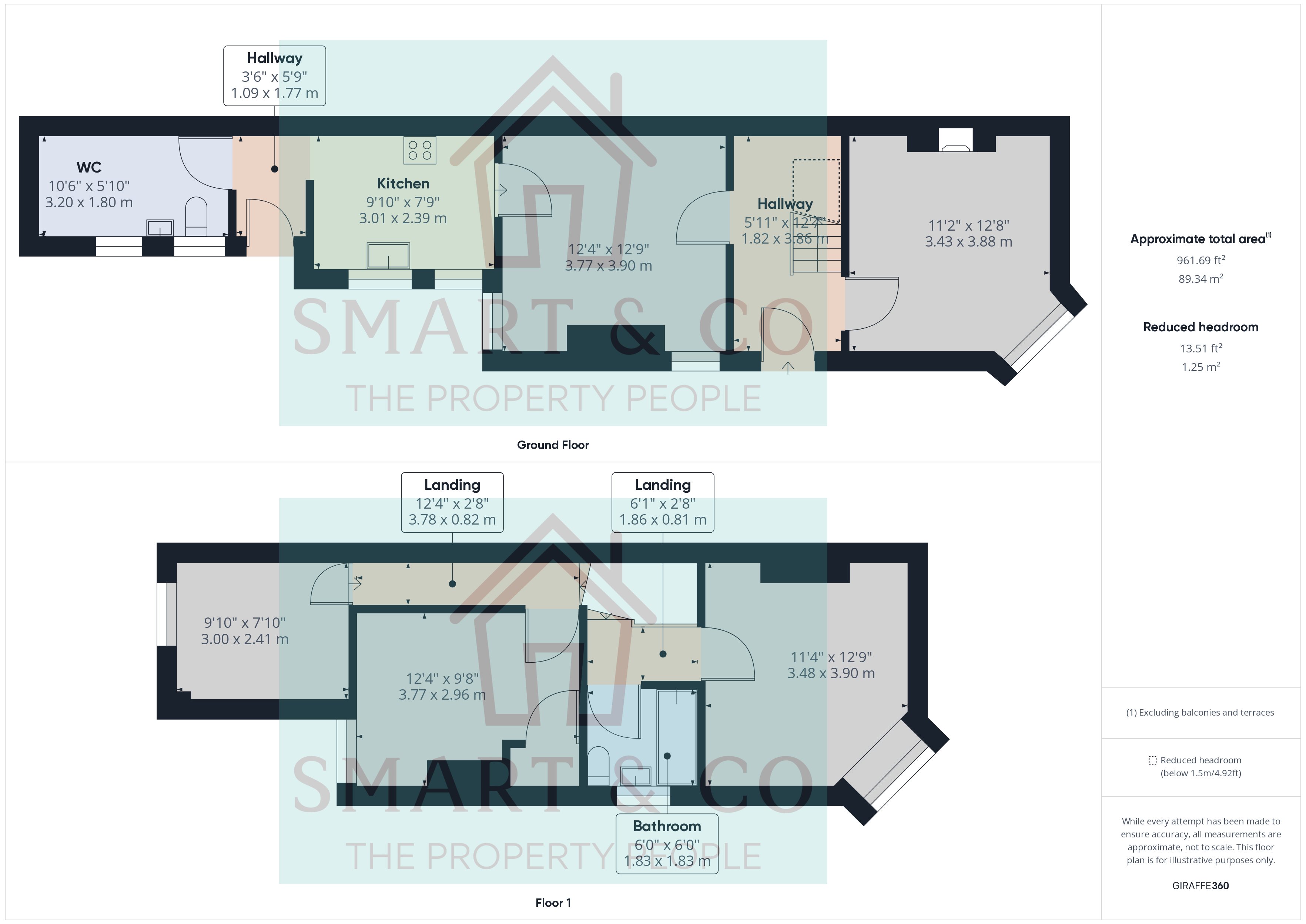 3 bed semi-detached house for sale in Claridge  Road, Stoke-on-Trent - Property floorplan