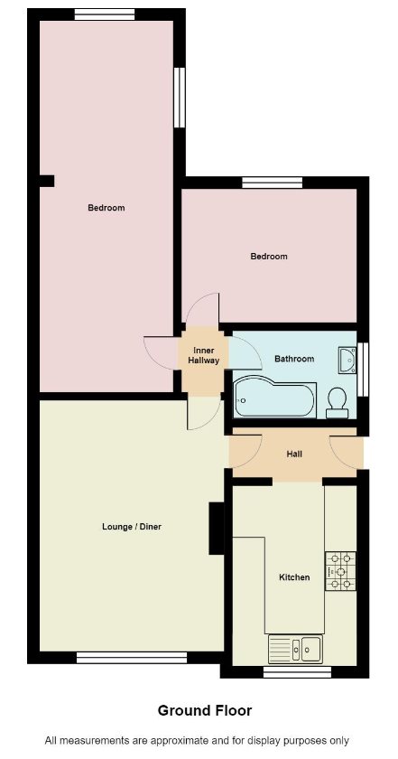 2 bed bungalow for sale in Fenton, Stoke on Trent - Property floorplan