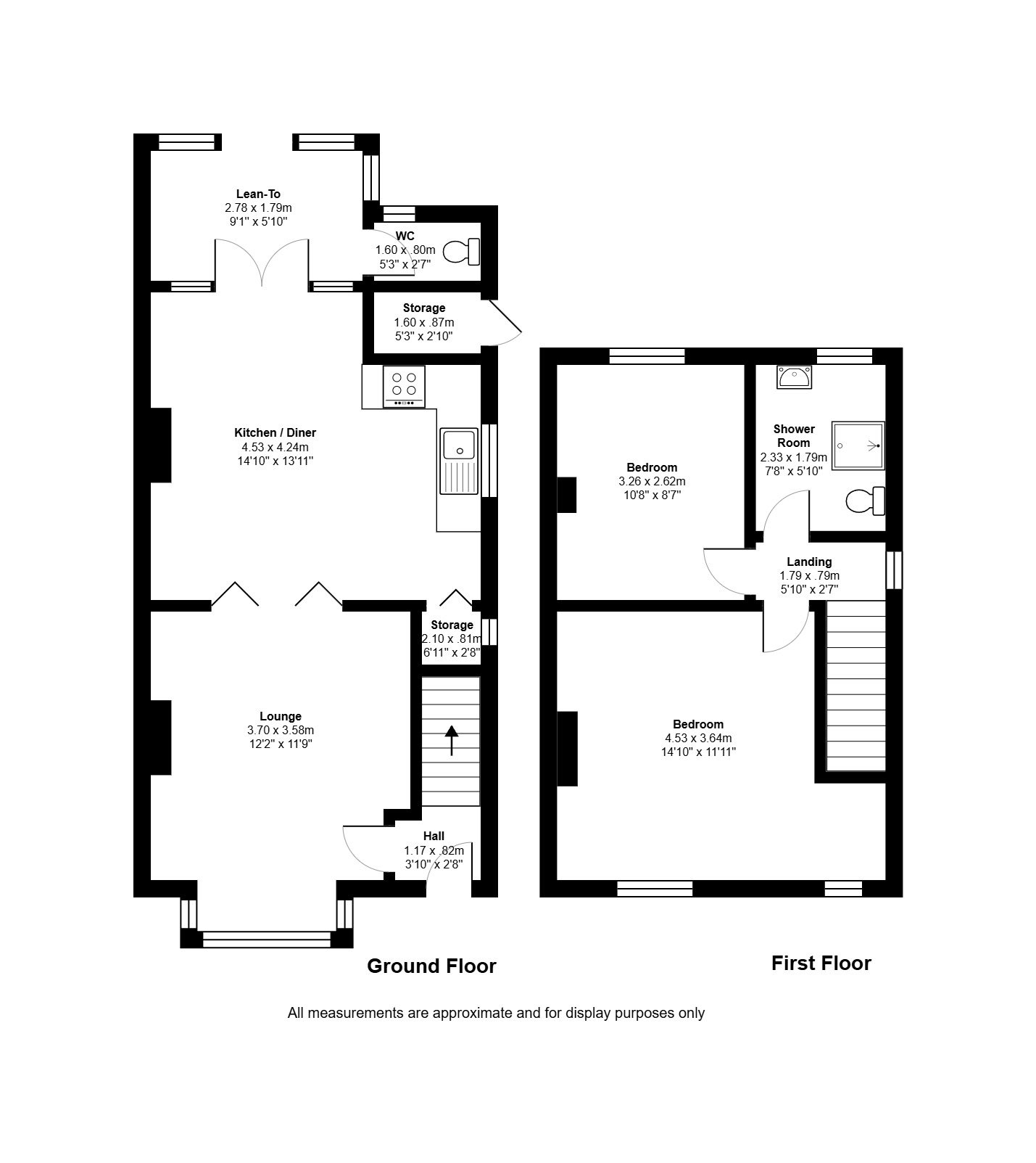 2 bed house for sale in Dividy Road, Stoke on Trent - Property floorplan