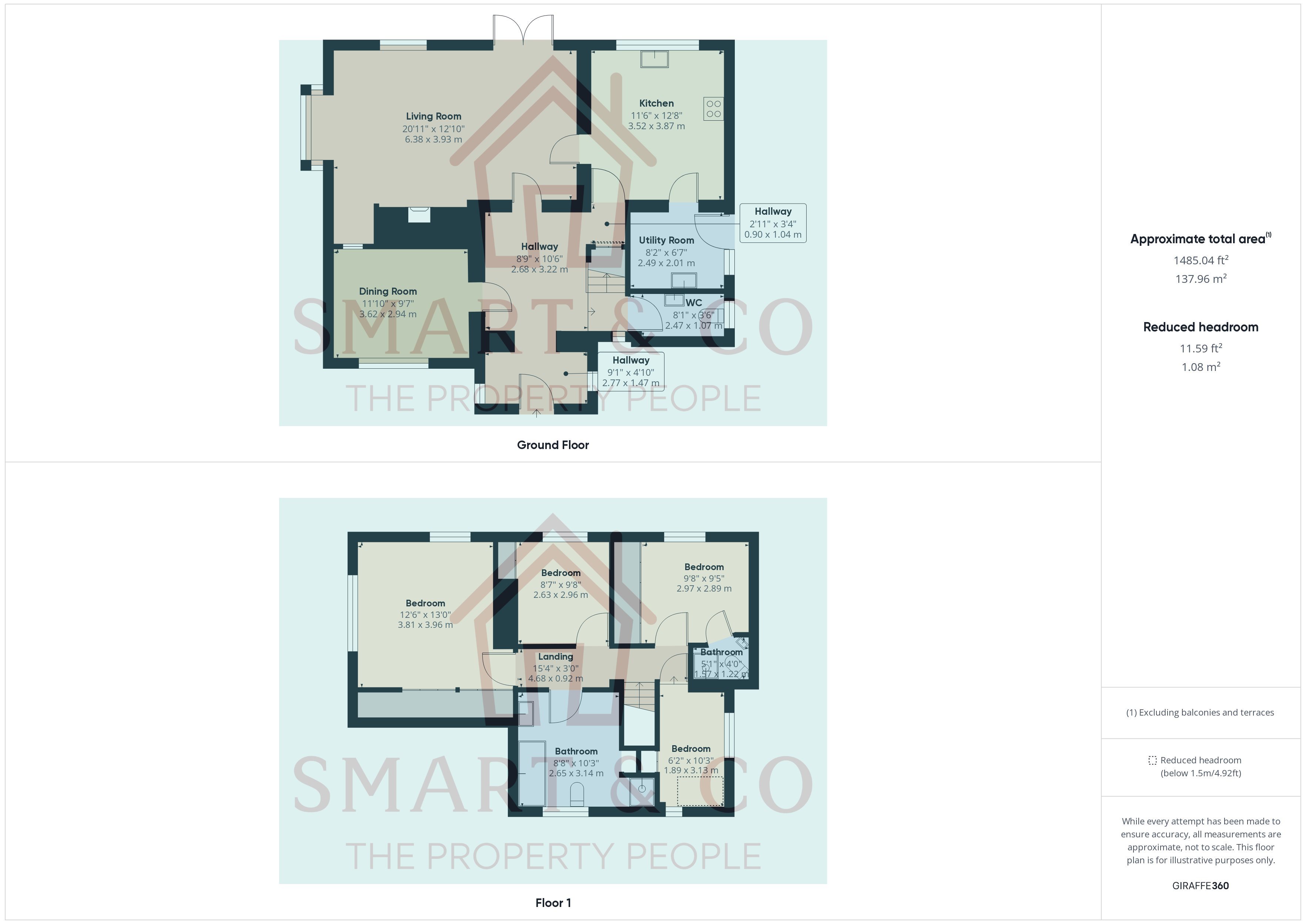 4 bed detached house for sale in Clay Lake, Endon - Property floorplan