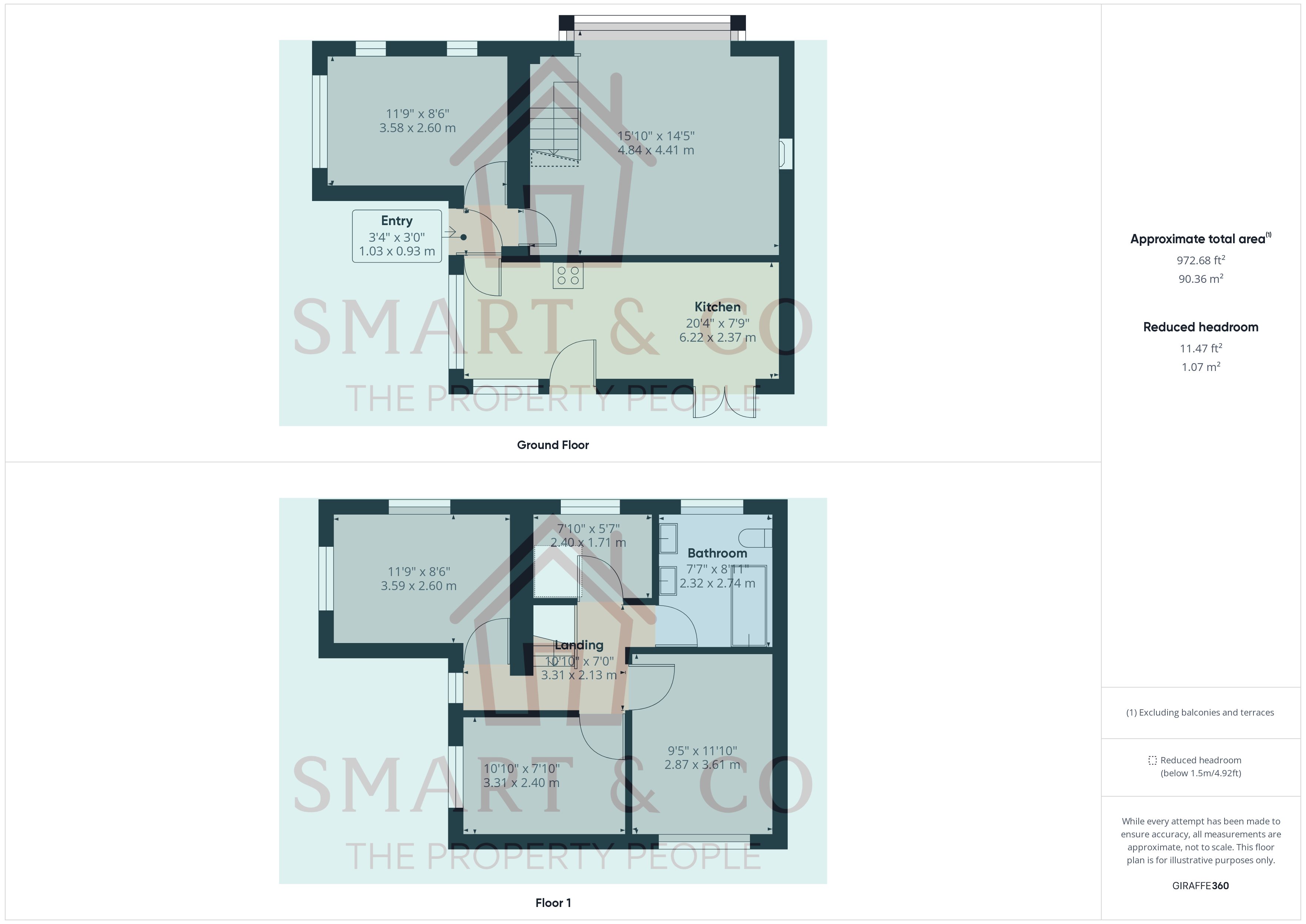 3 bed house for sale in Bladon Avenue, Westbury Park - Property floorplan