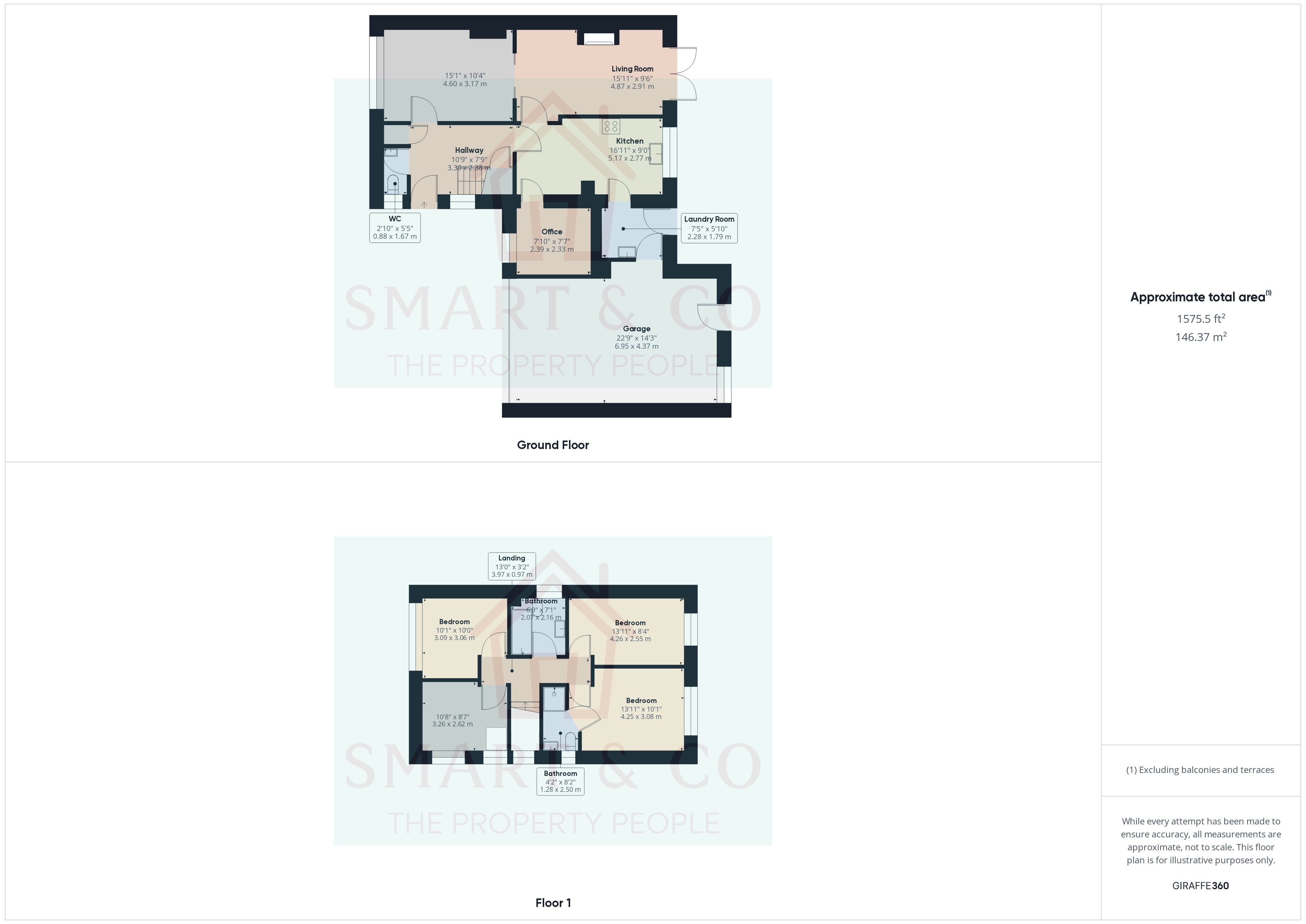 4 bed link detached house for sale in High  View Road, Stoke-on-Trent - Property floorplan