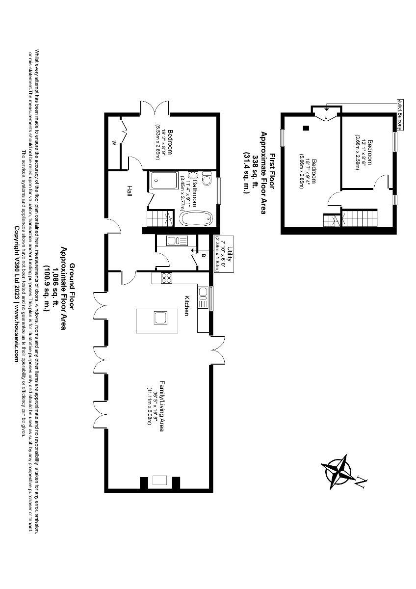3 bed character property to rent in Back Lane, Bowerchalke, Salisbury - Property floorplan