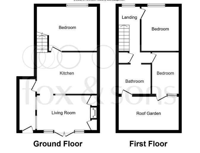 2 bed terraced house to rent in Windsor Road, Salisbury - Property floorplan