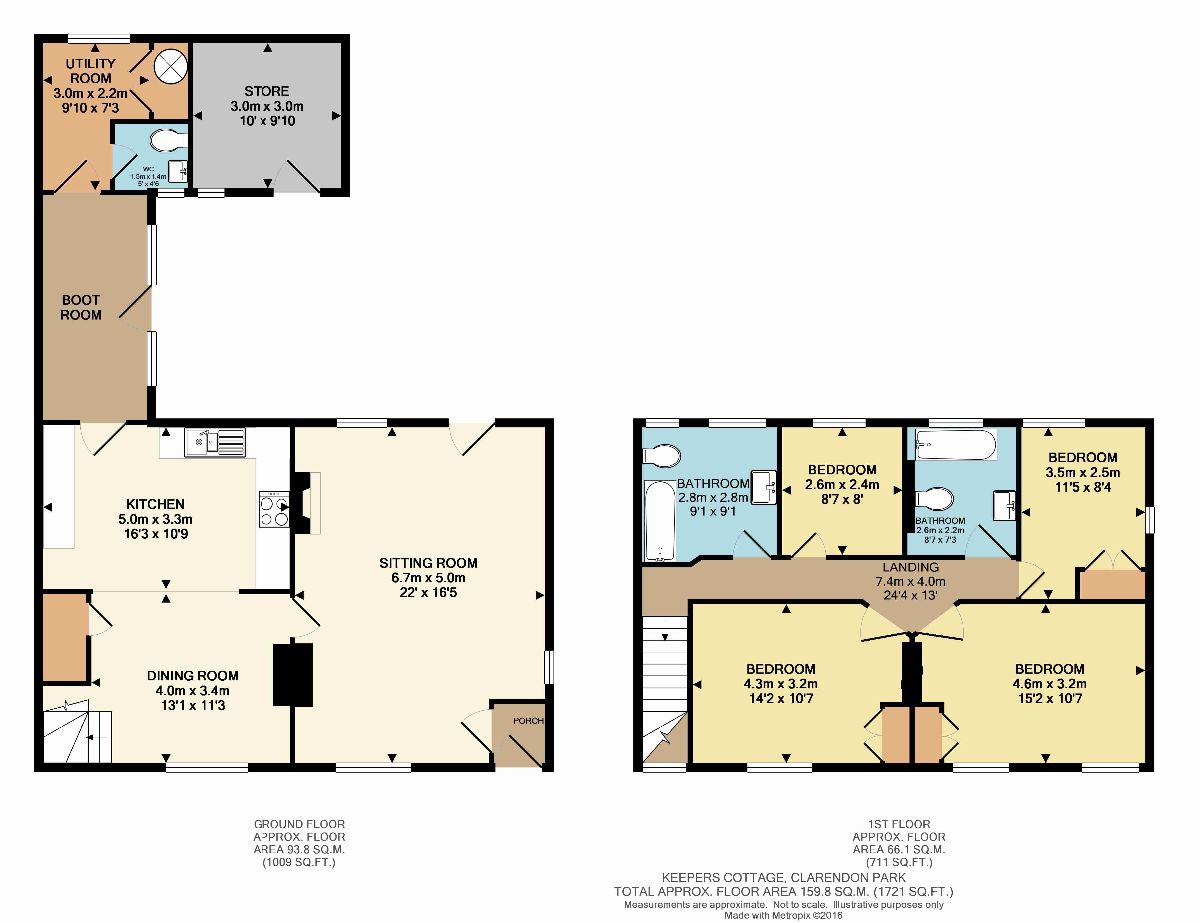 4 bed character property to rent in Clarendon Park, Salisbury - Property floorplan