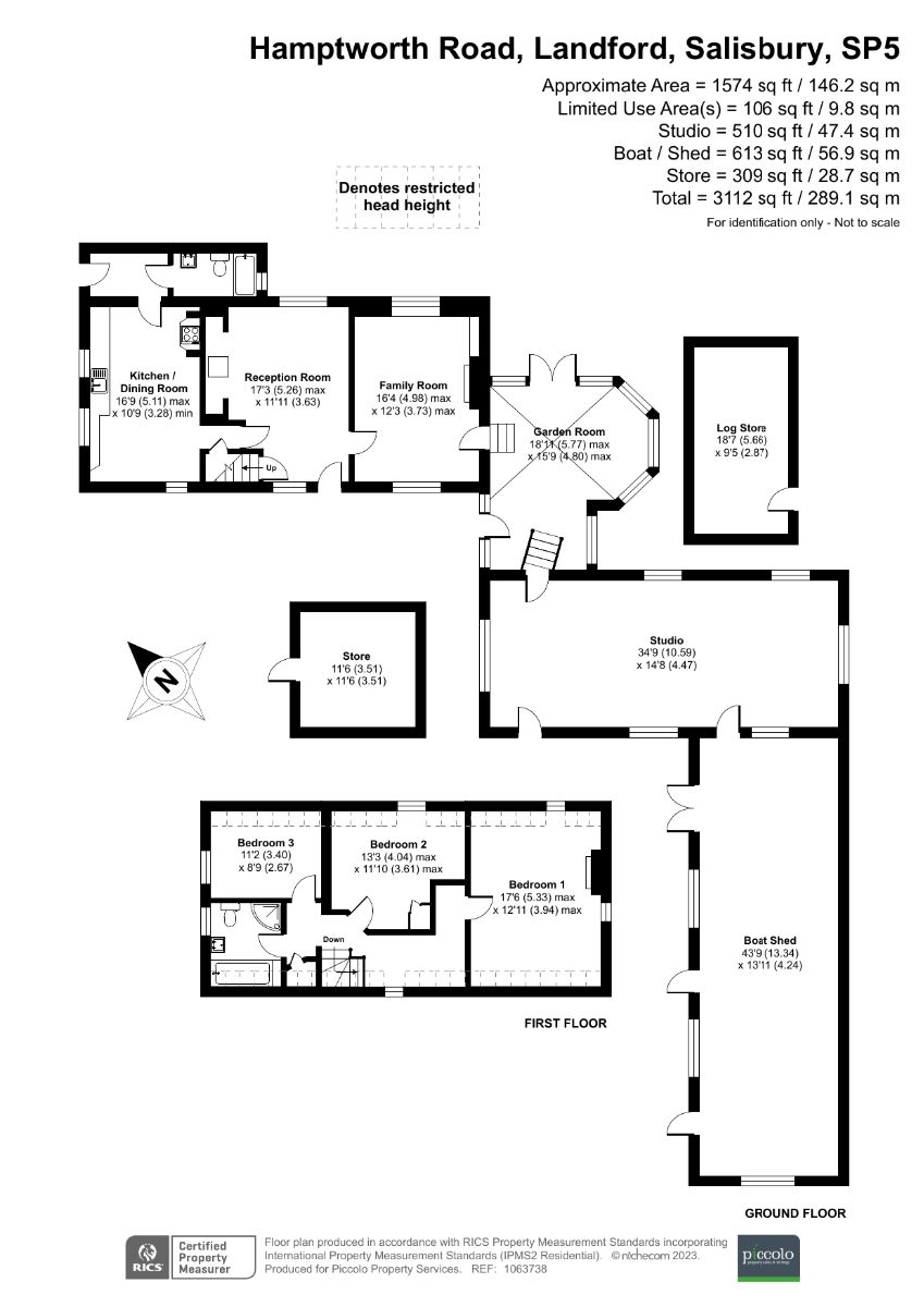 3 bed cottage for sale in Landford, Salisbury - Property floorplan