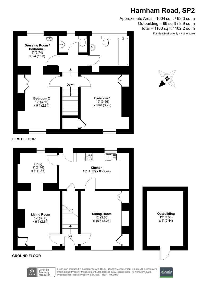 2 bed character property for sale in Harnham Road, Salisbury - Property floorplan