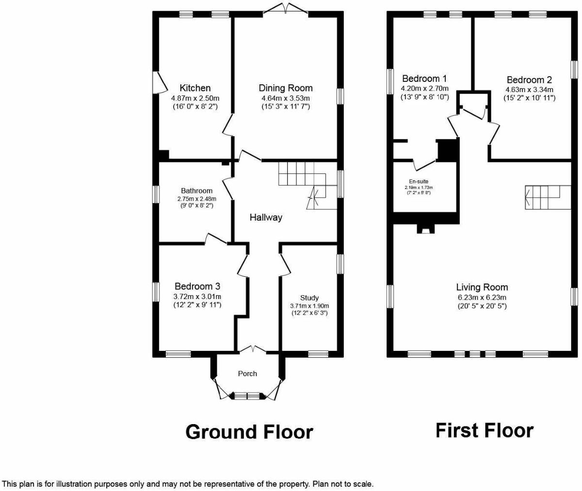 3 bed detached house for sale in Barford St. Martin, Salisbury - Property floorplan