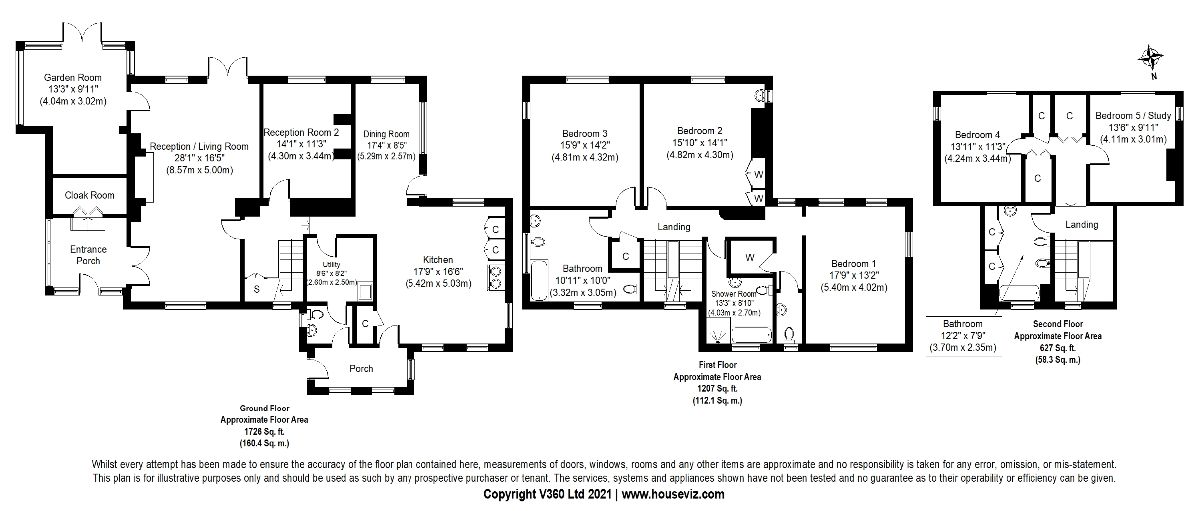 5 bed detached house for sale in Sutton Mandeville, Salisbury - Property floorplan