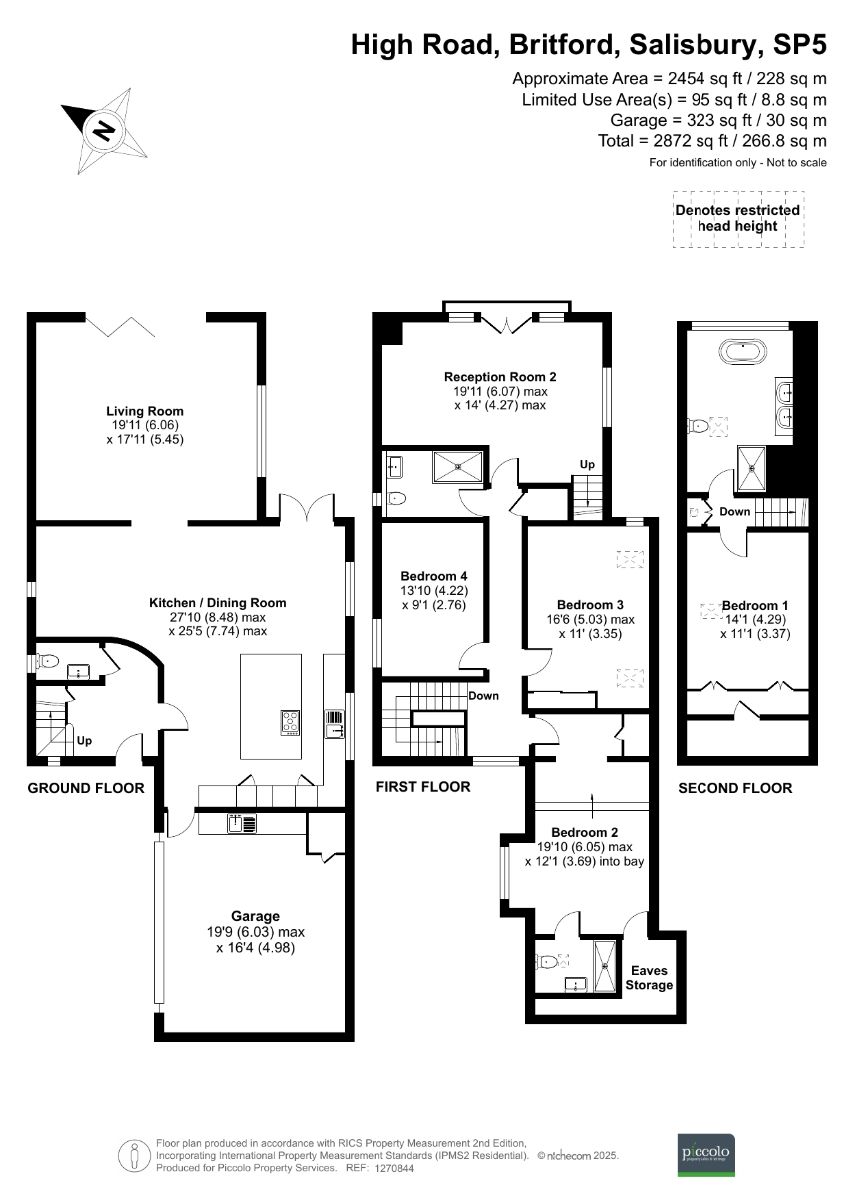 4 bed detached house for sale in Britford, Salisbury - Property floorplan