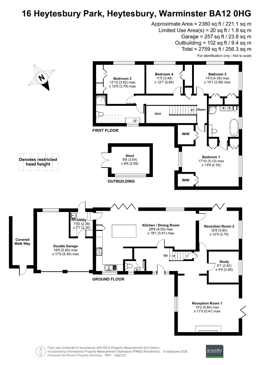 4 bed detached house for sale in The Walled Garden Heytesbury Park, Warminster - Property floorplan