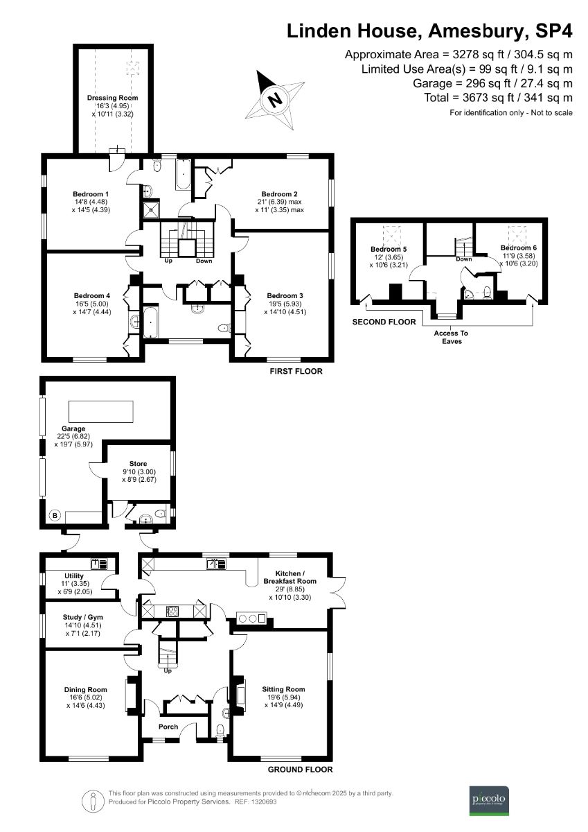 6 bed detached house for sale in Amesbury, Salisbury - Property floorplan