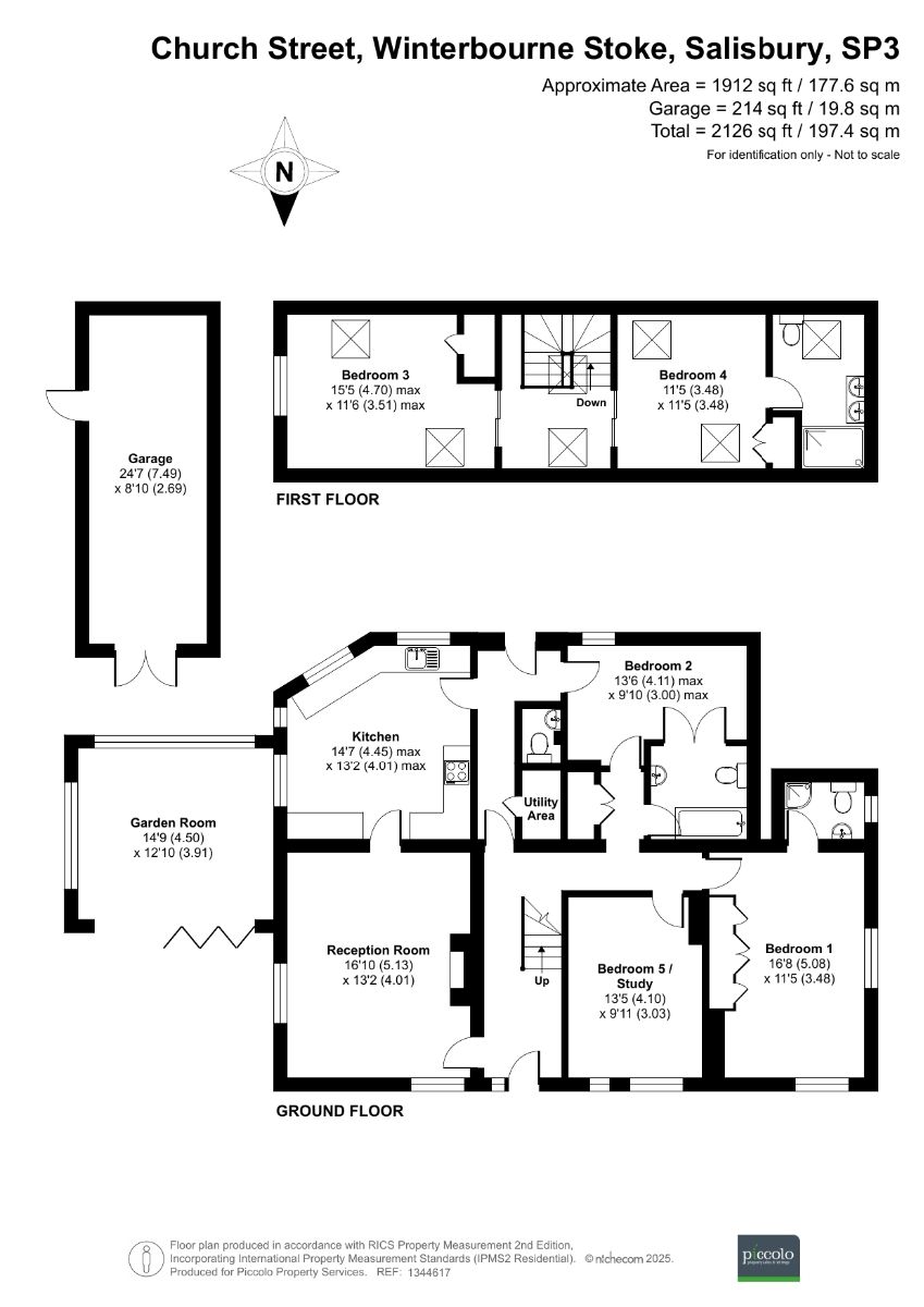 5 bed house for sale in Winterbourne Stoke, Salisbury - Property floorplan