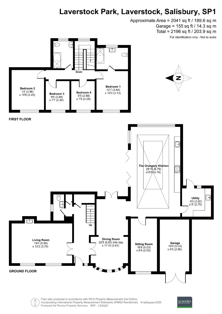 4 bed detached house for sale in Laverstock, Salisbury - Property floorplan