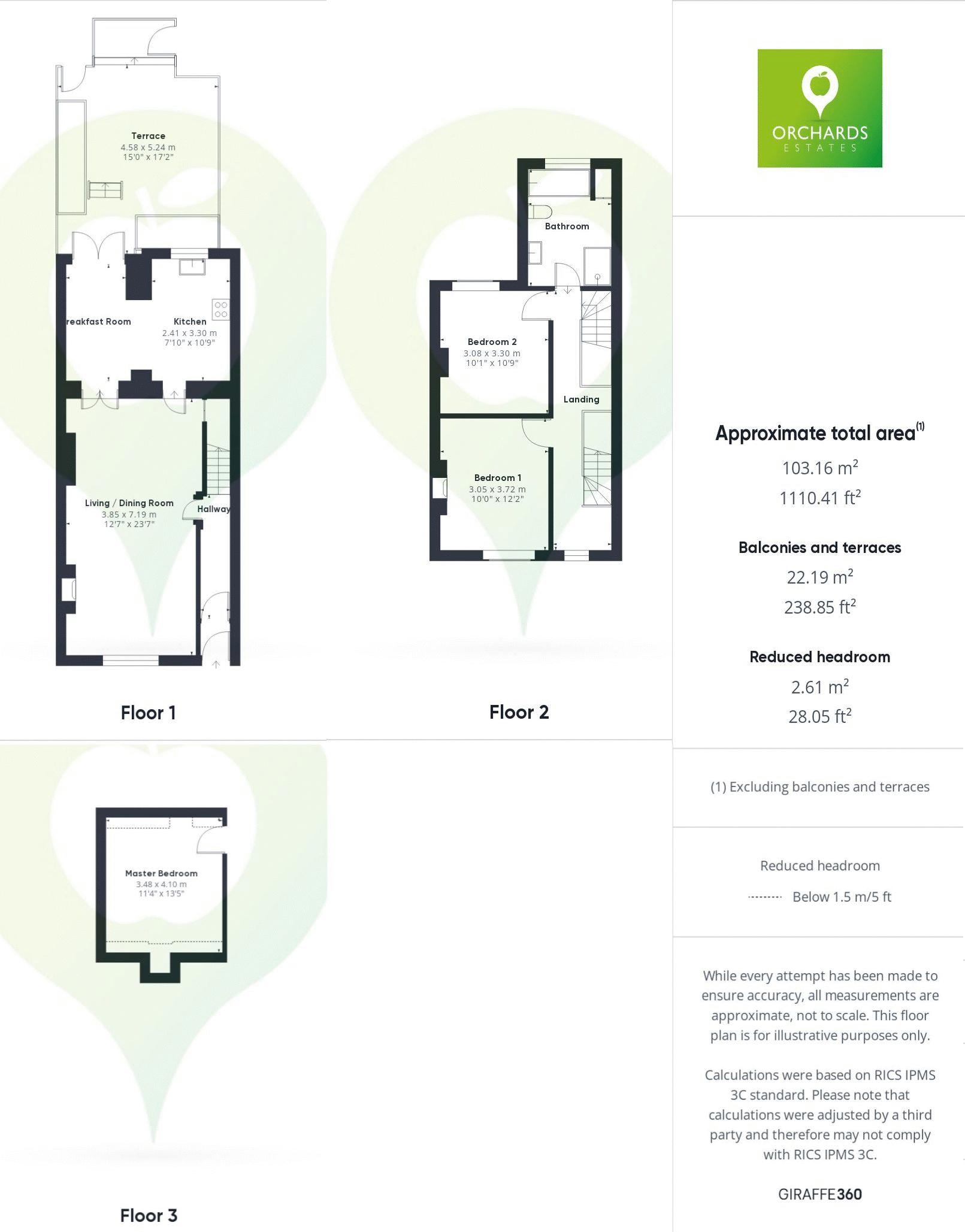 3 bed house for sale in High Street, Stoke-Sub-Hamdon - Property floorplan