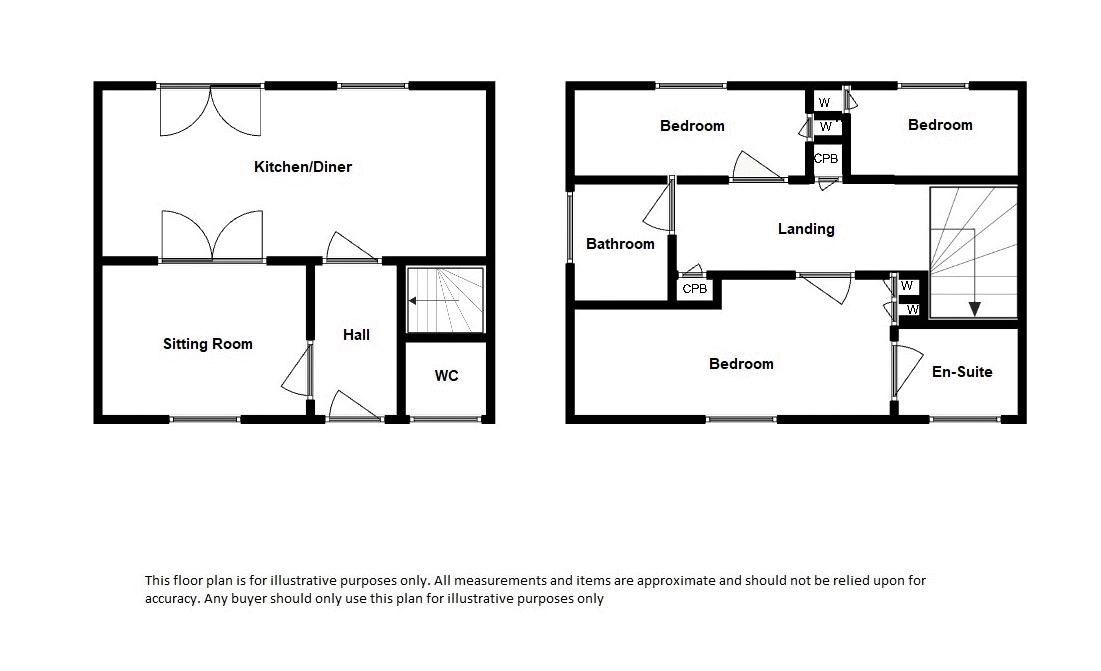 3 bed house to rent in Cropways Court, Yeovil - Property floorplan
