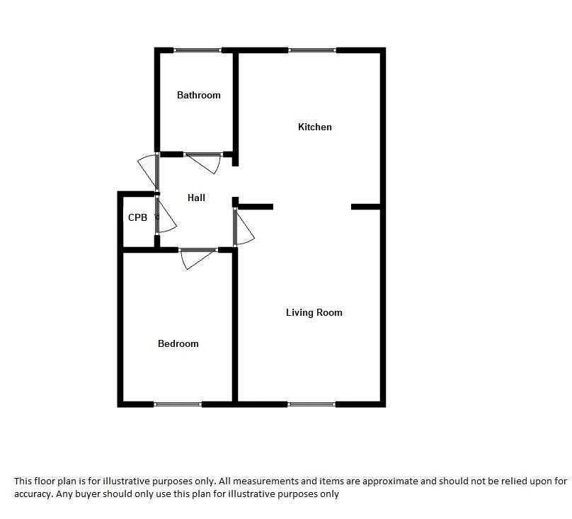 1 bed to rent in Water Street, Martock - Property floorplan