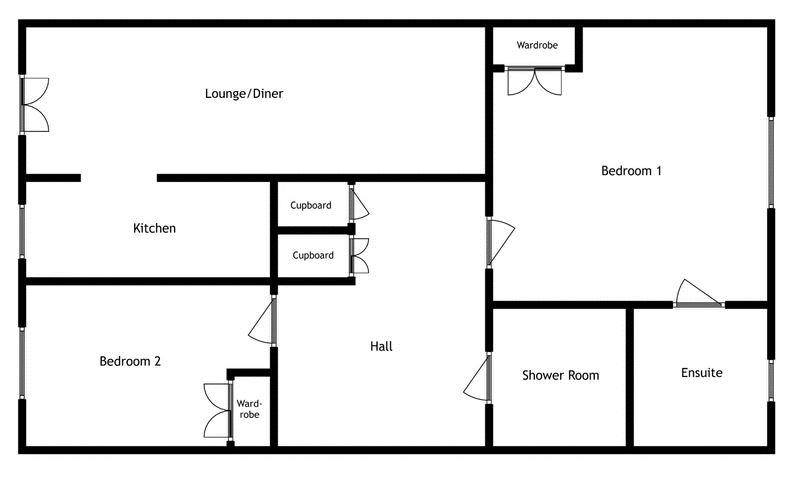 2 bed to rent in Westminster Street, Yeovil - Property floorplan